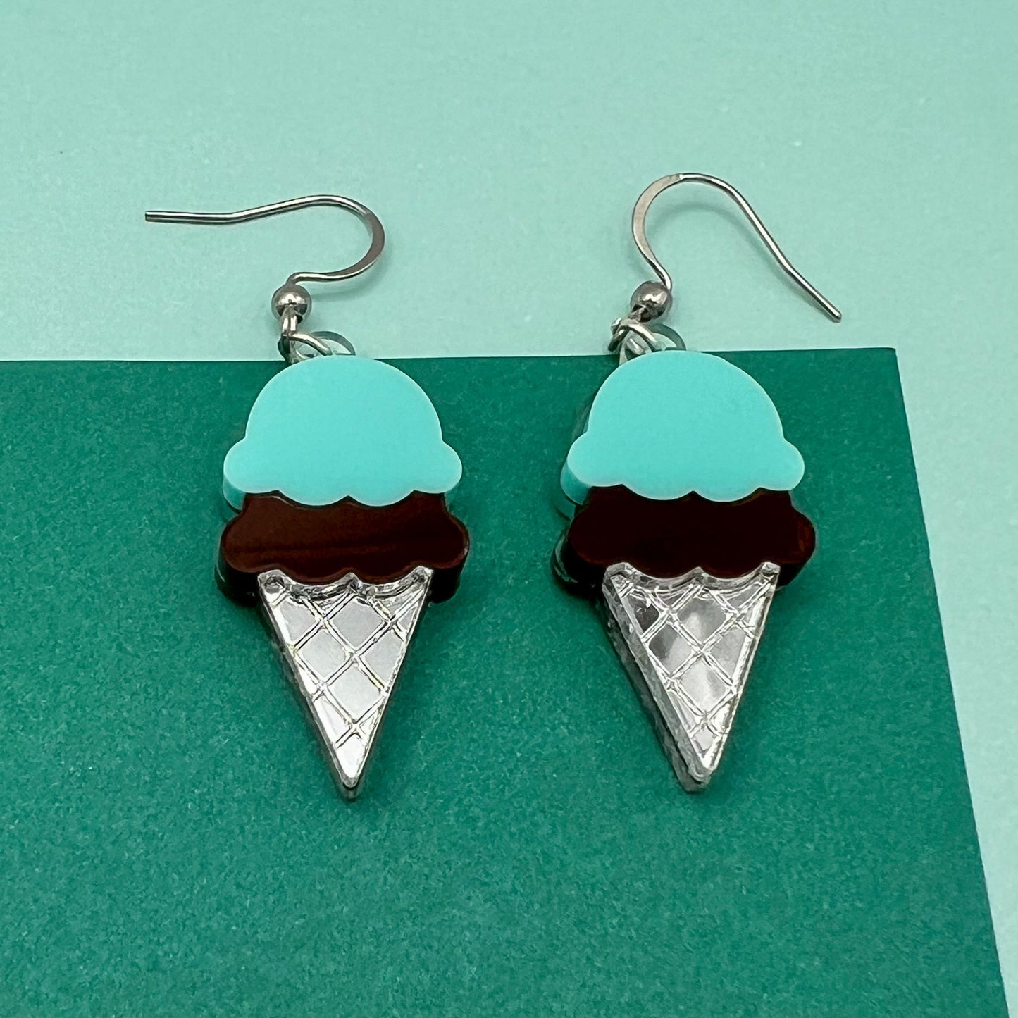 Ice Cream Acrylic Earrings