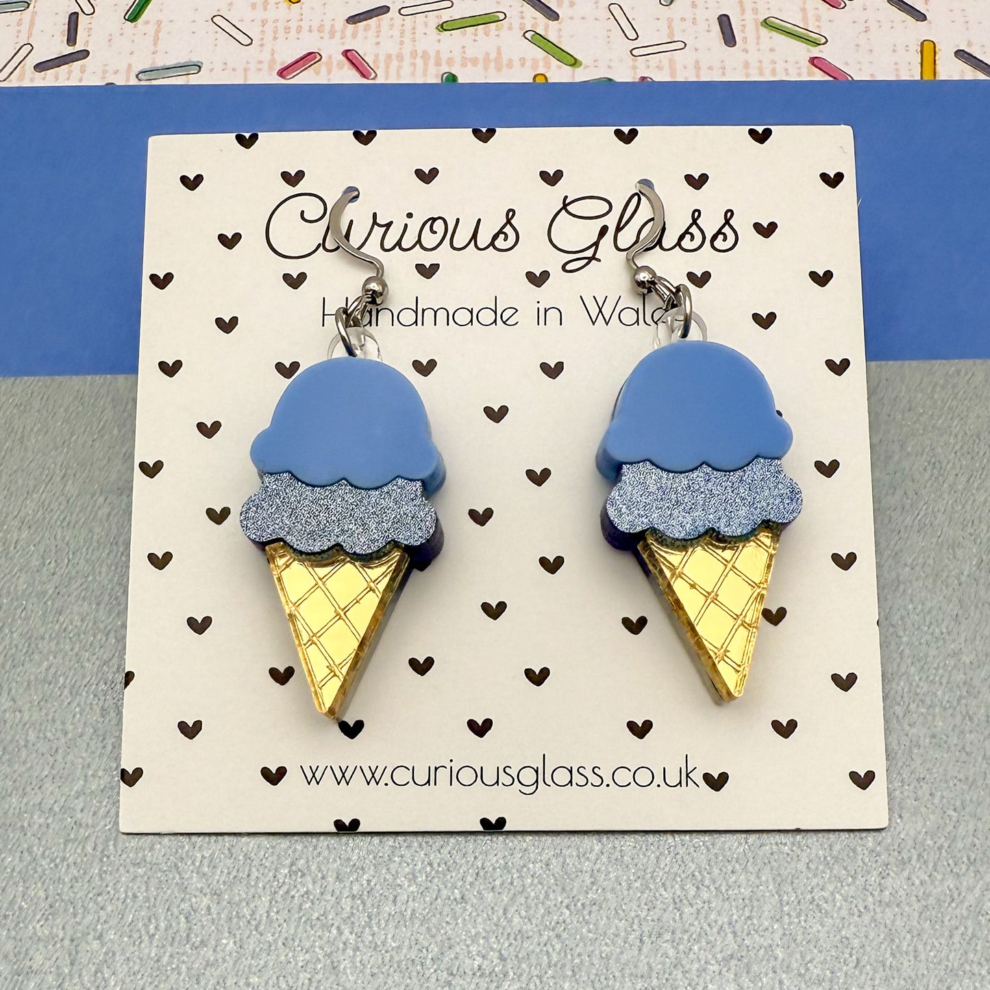 Ice Cream Acrylic Earrings