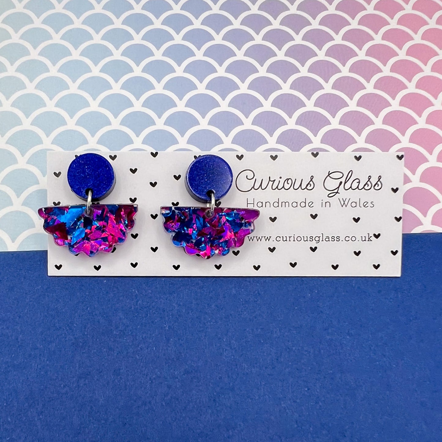 Scallop Acrylic Earrings