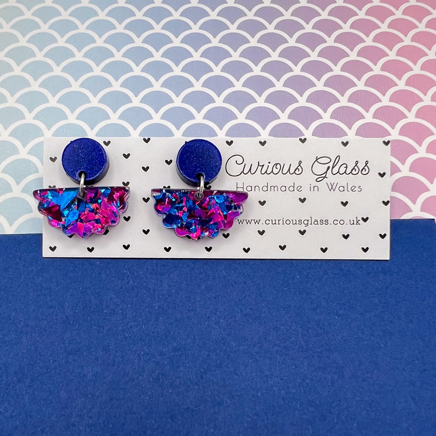 Scallop Acrylic Earrings