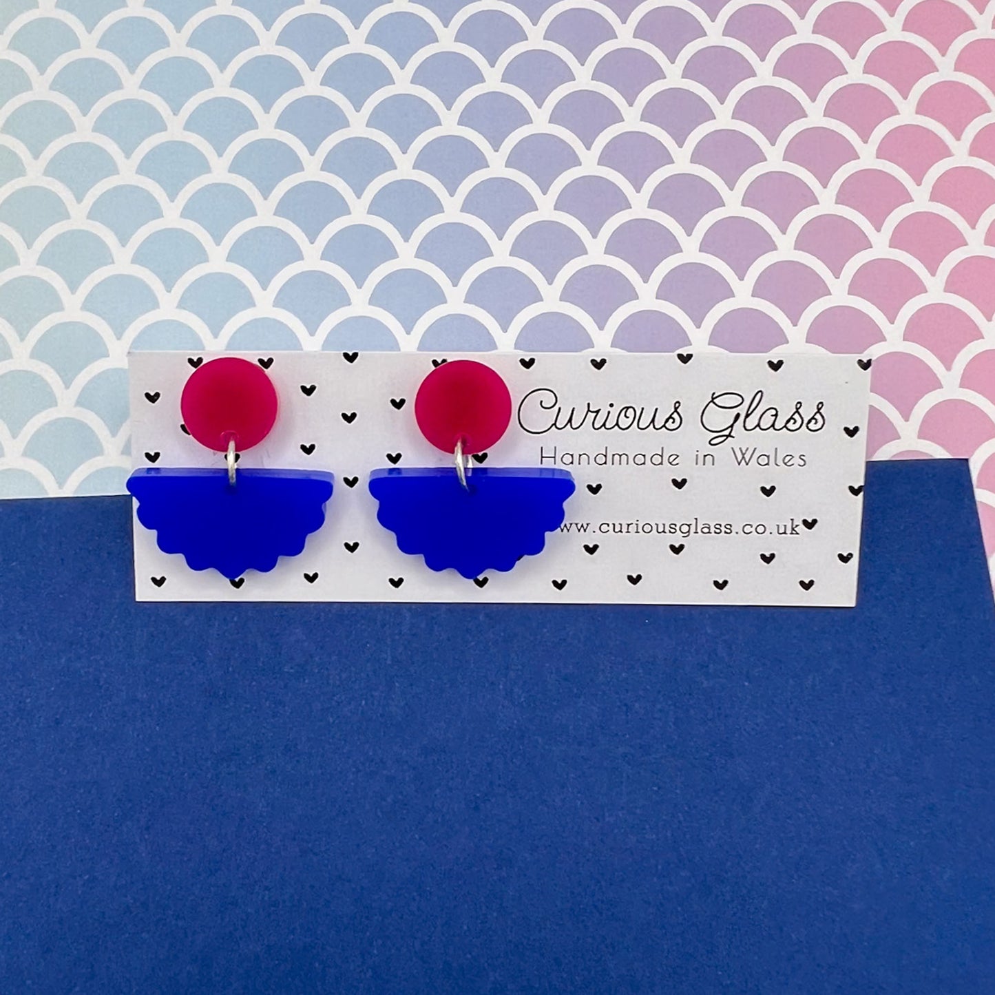 Scallop Acrylic Earrings