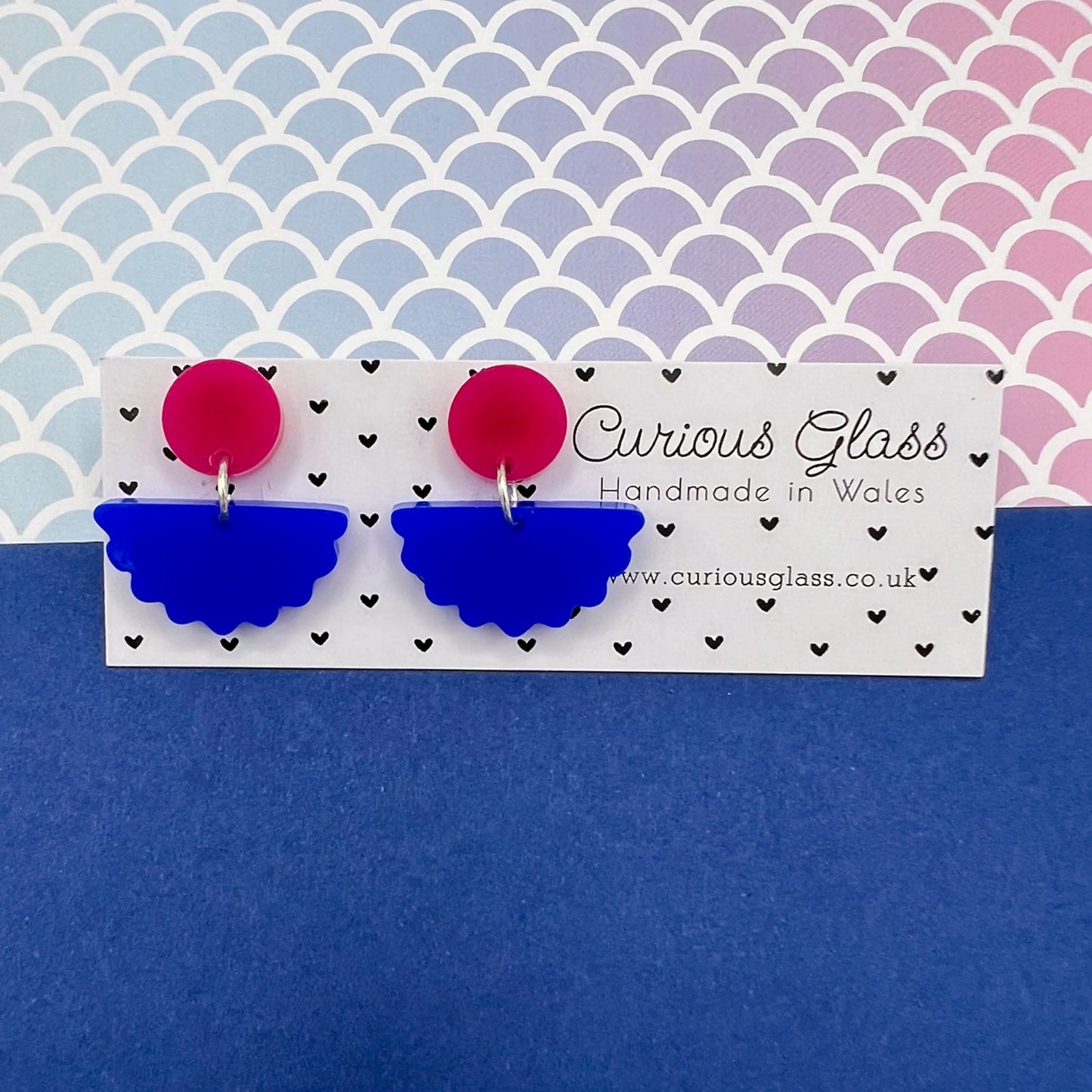 Scallop Acrylic Earrings