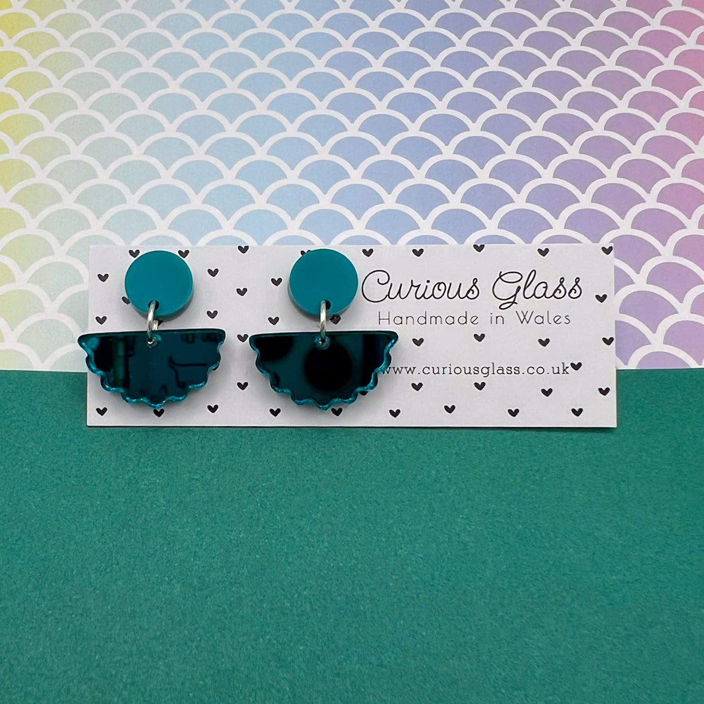Scallop Acrylic Earrings