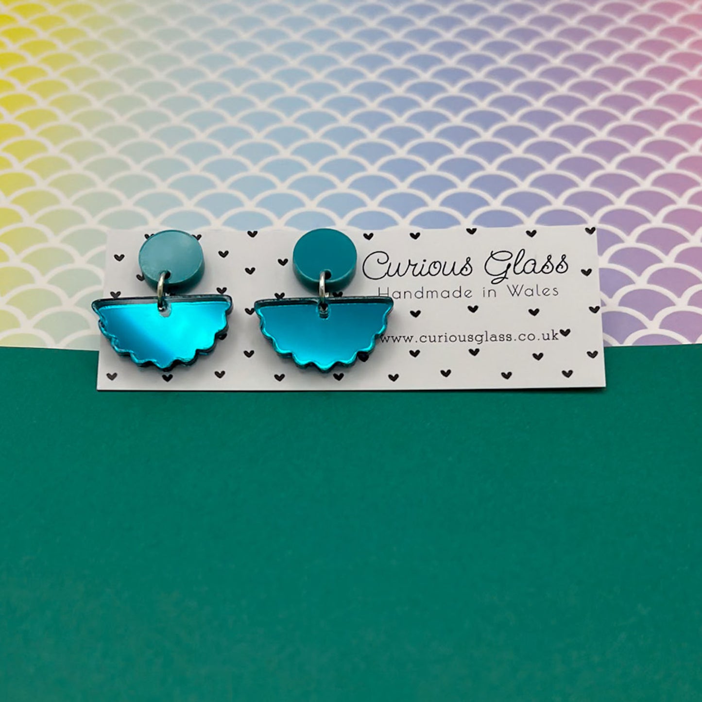 Scallop Acrylic Earrings