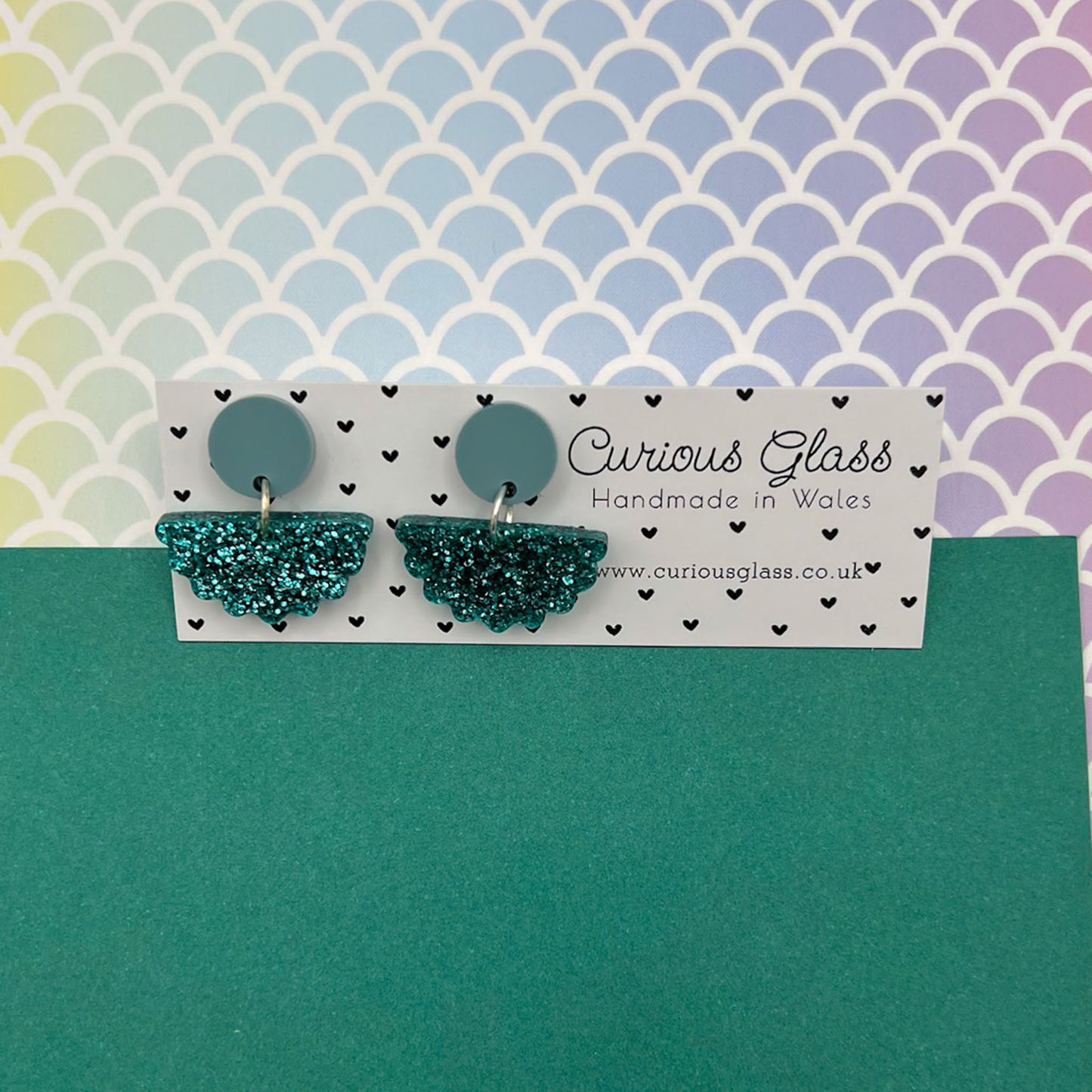 Scallop Acrylic Earrings