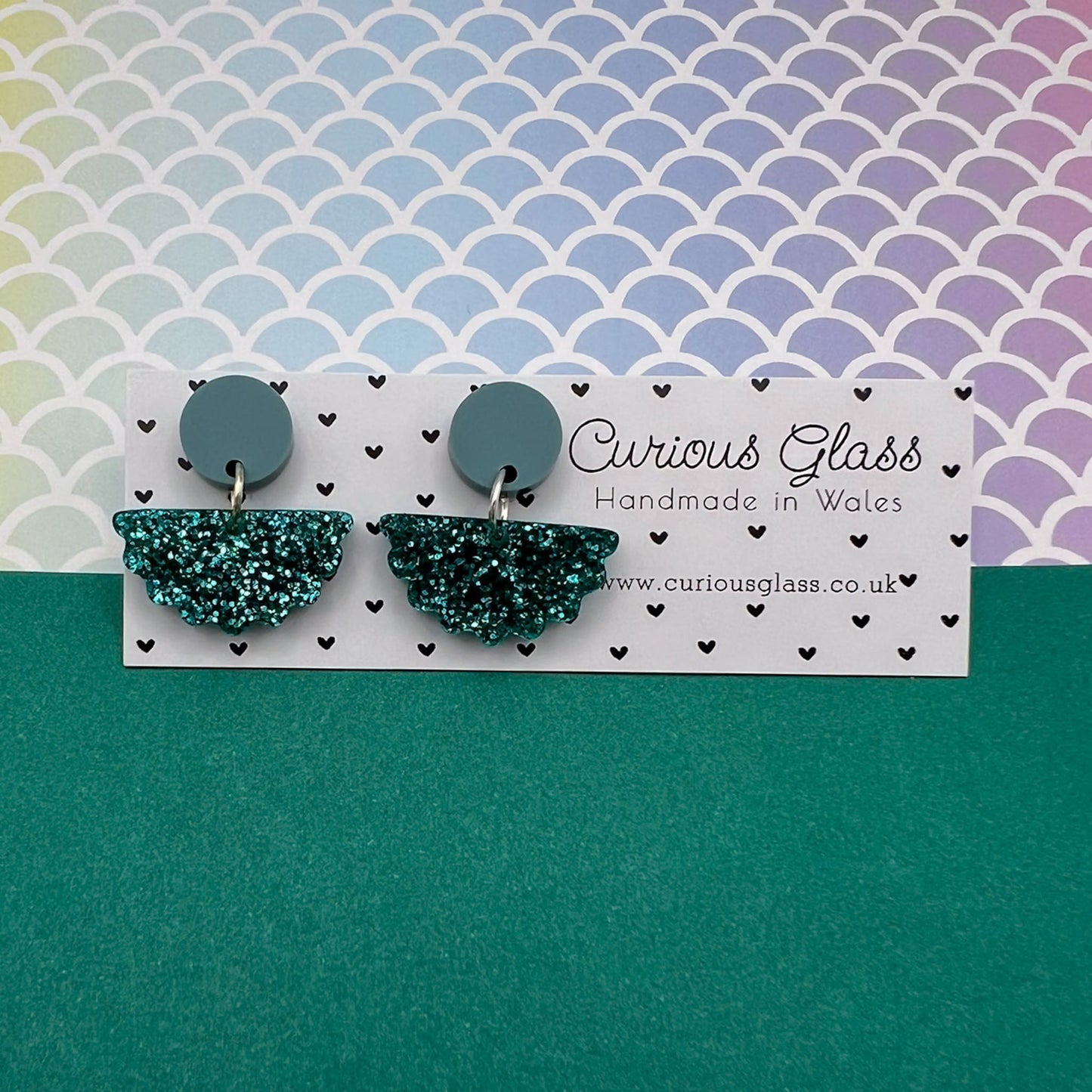 Scallop Acrylic Earrings