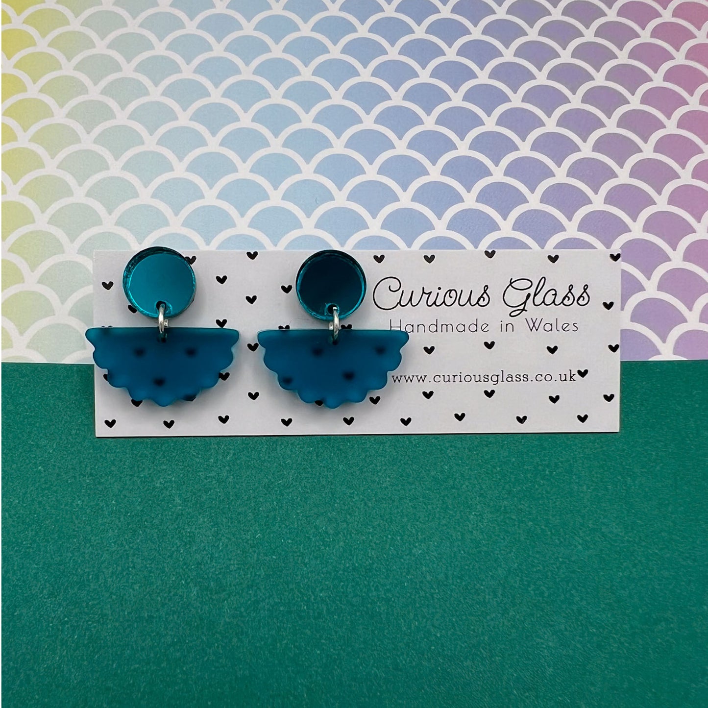 Scallop Acrylic Earrings