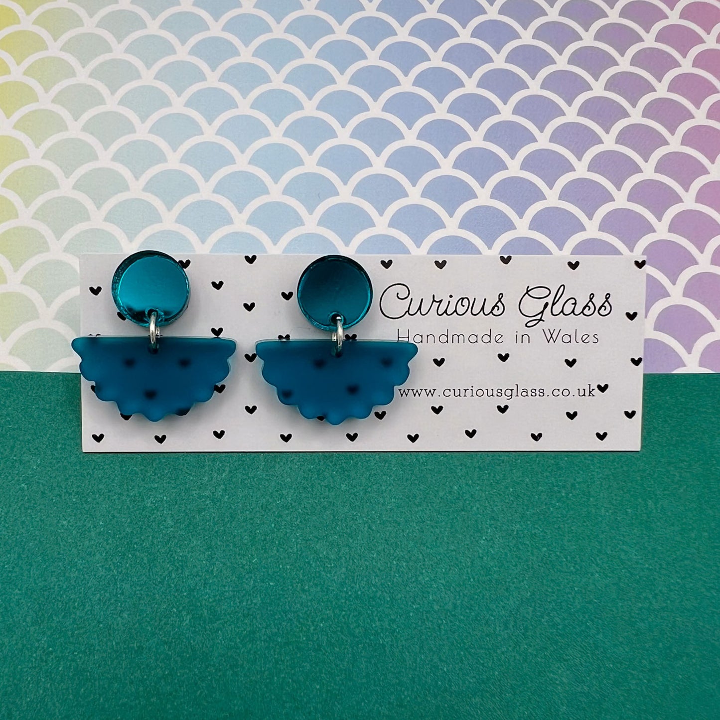 Scallop Acrylic Earrings
