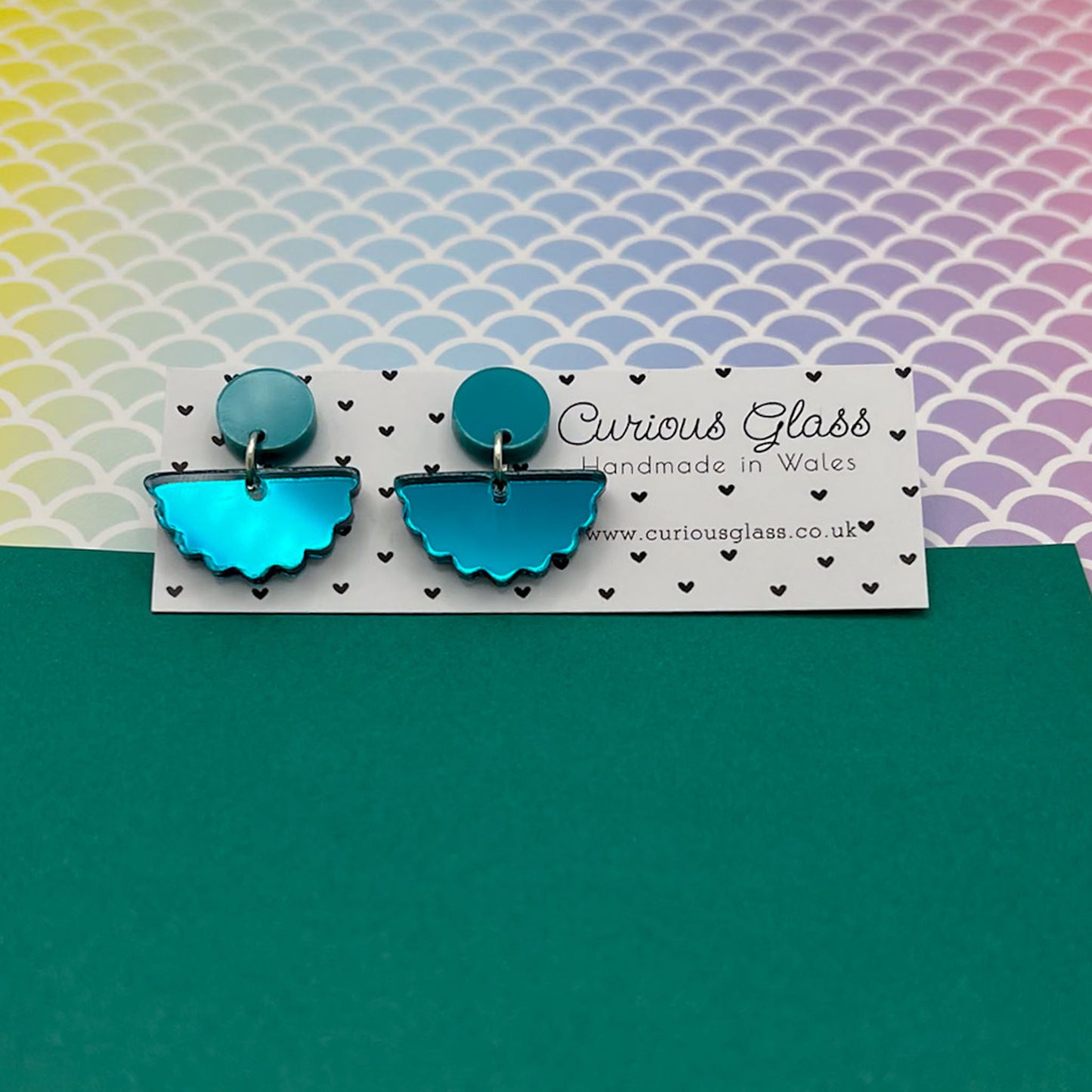 Scallop Acrylic Earrings