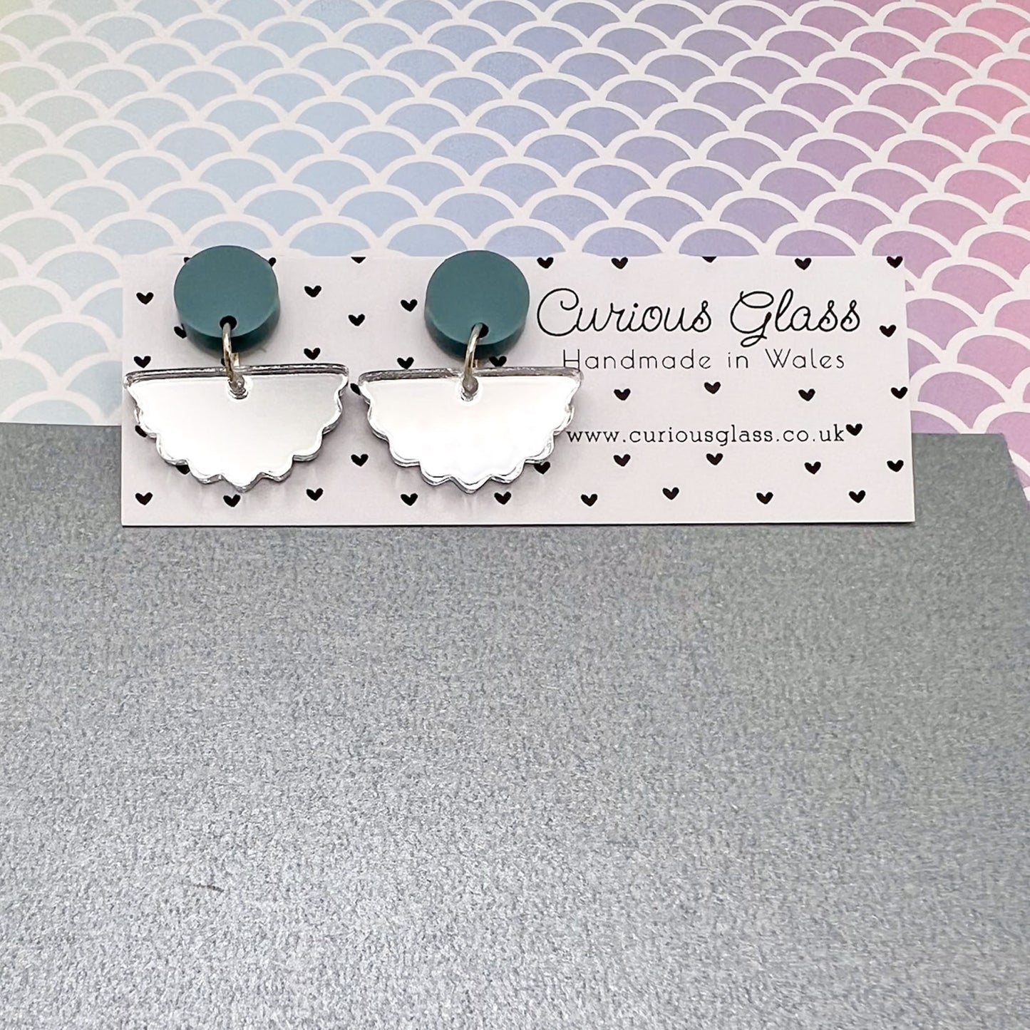 Scallop Acrylic Earrings