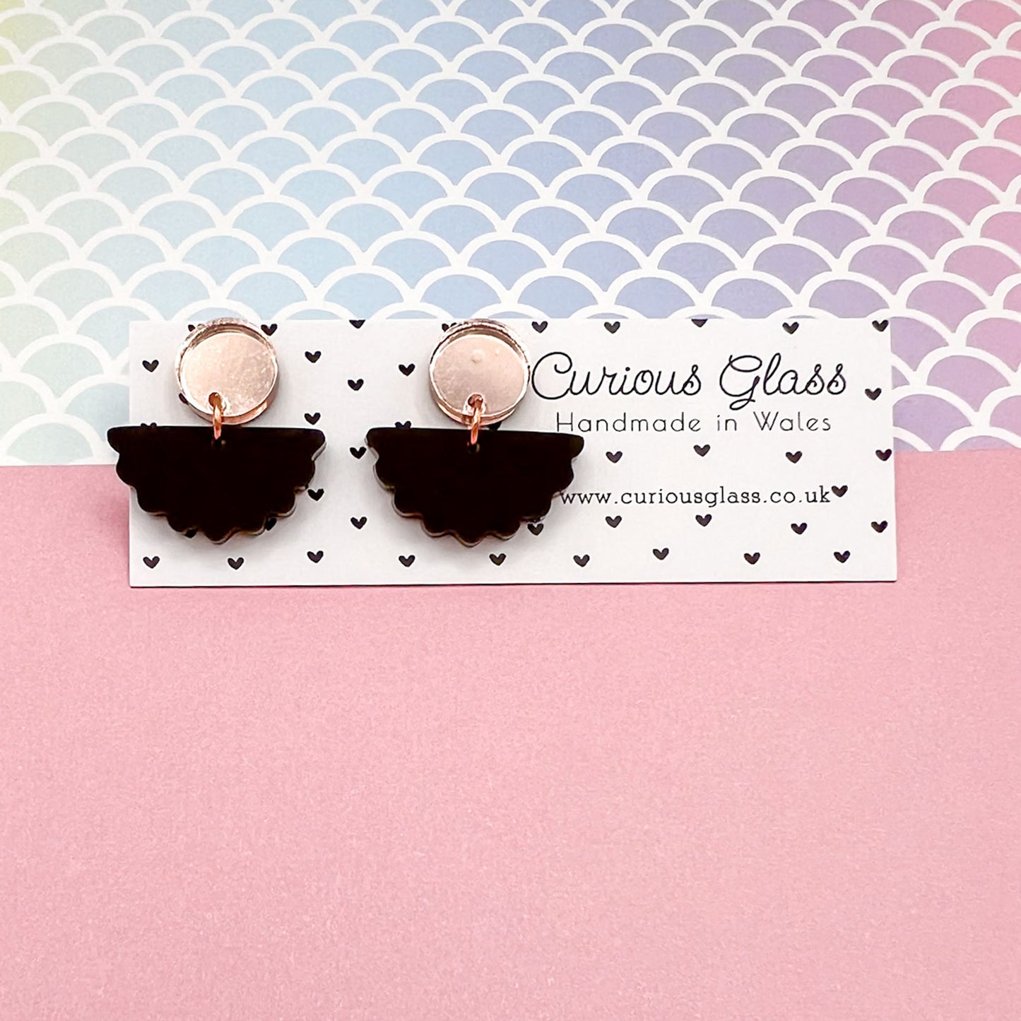 Scallop Acrylic Earrings