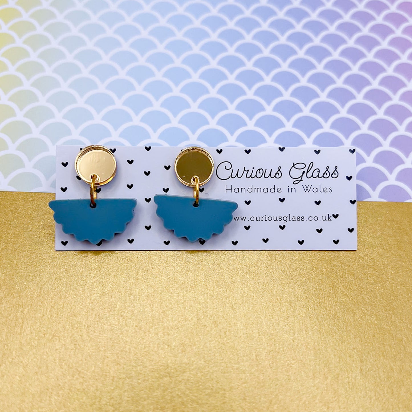 Scallop Acrylic Earrings
