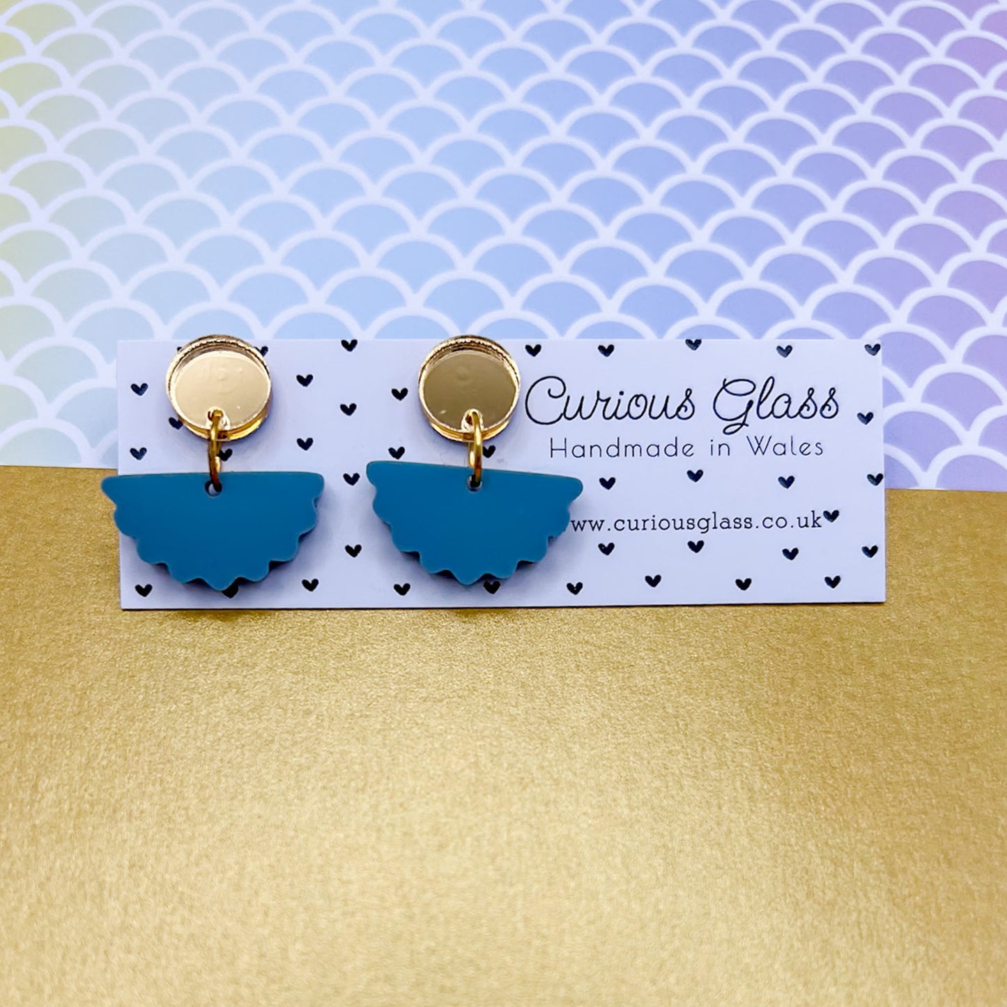 Scallop Acrylic Earrings