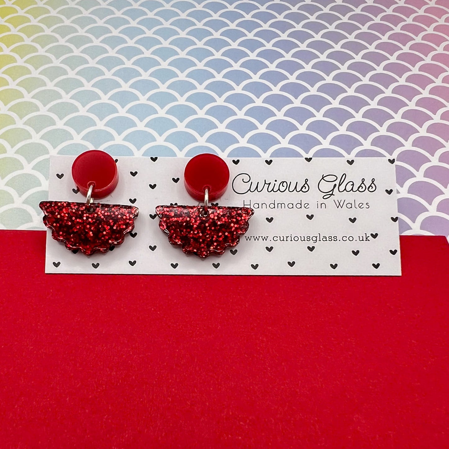 Scallop Acrylic Earrings