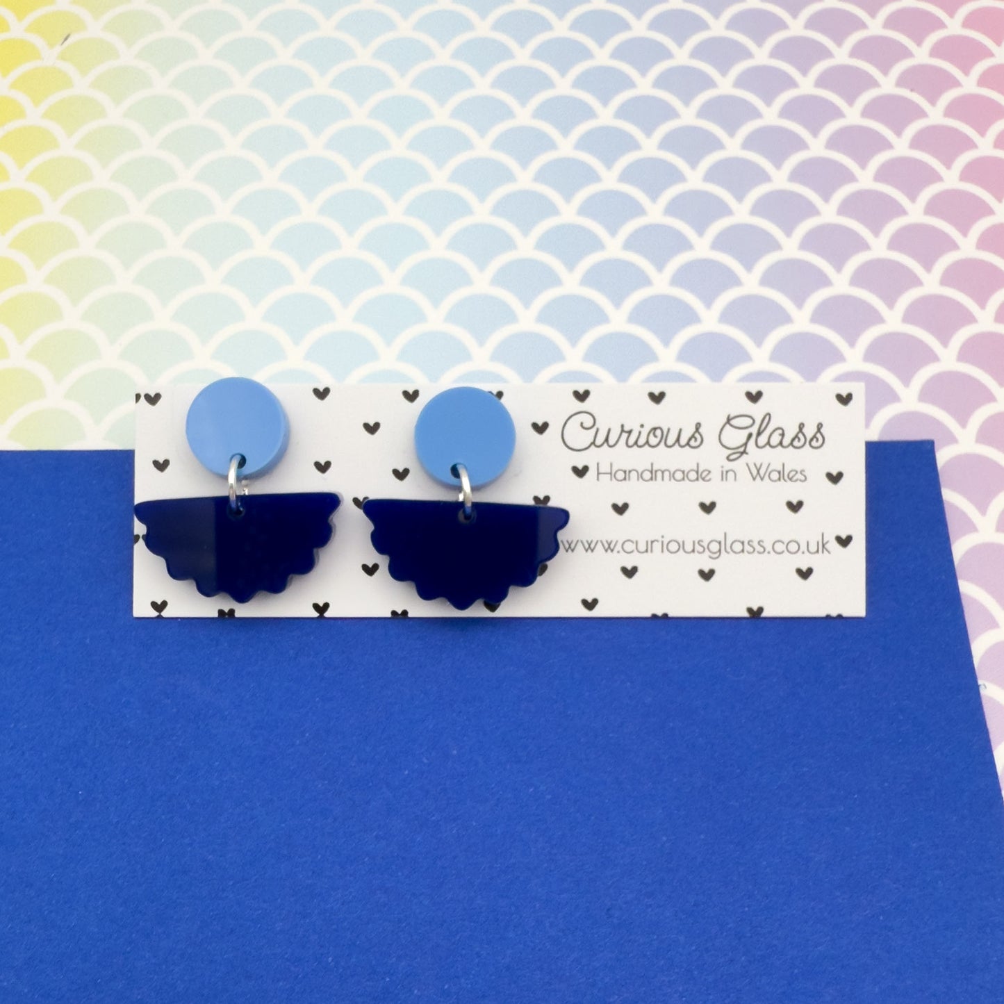 Scallop Acrylic Earrings