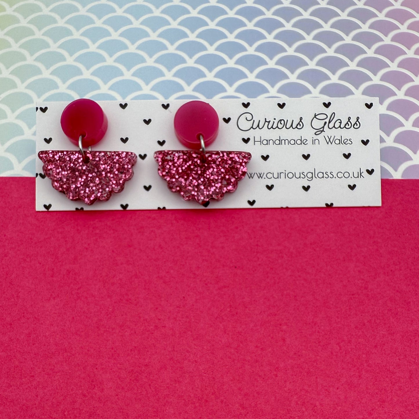 Scallop Acrylic Earrings