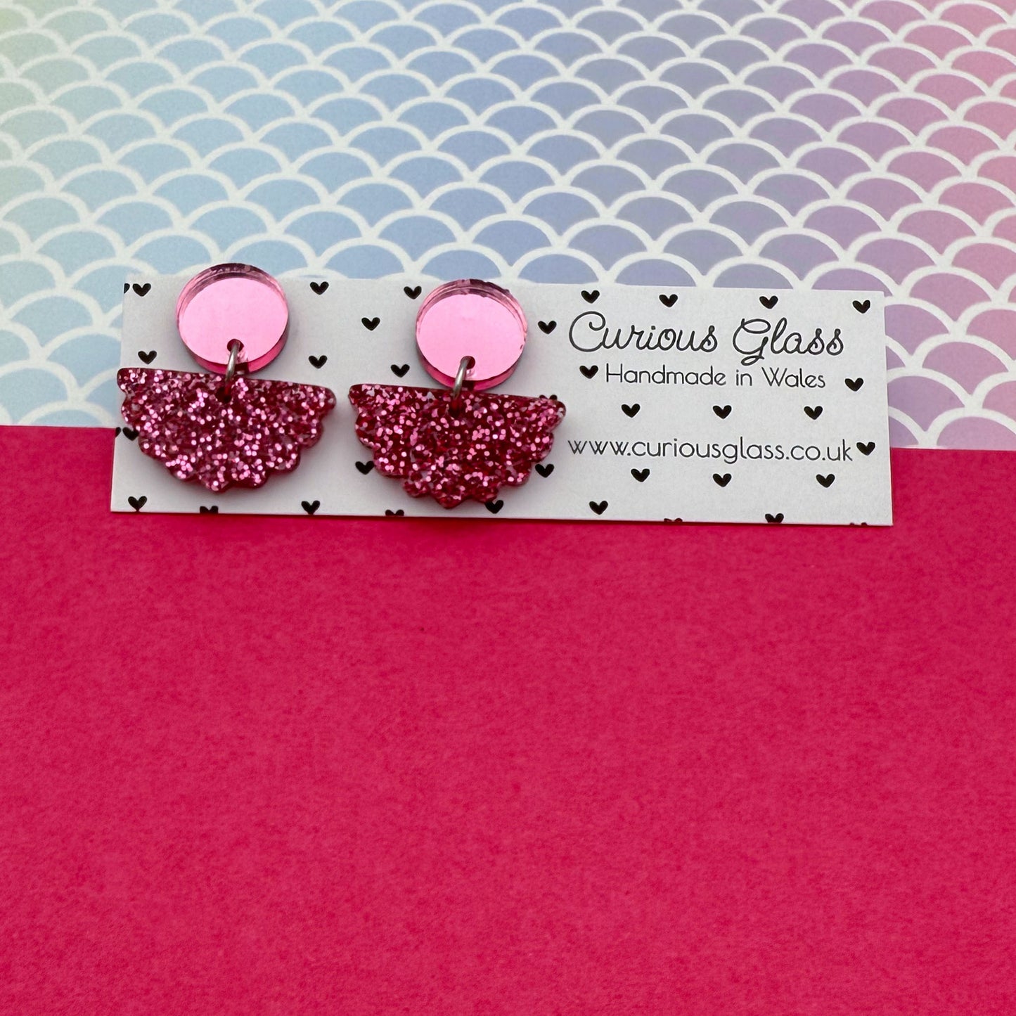 Scallop Acrylic Earrings