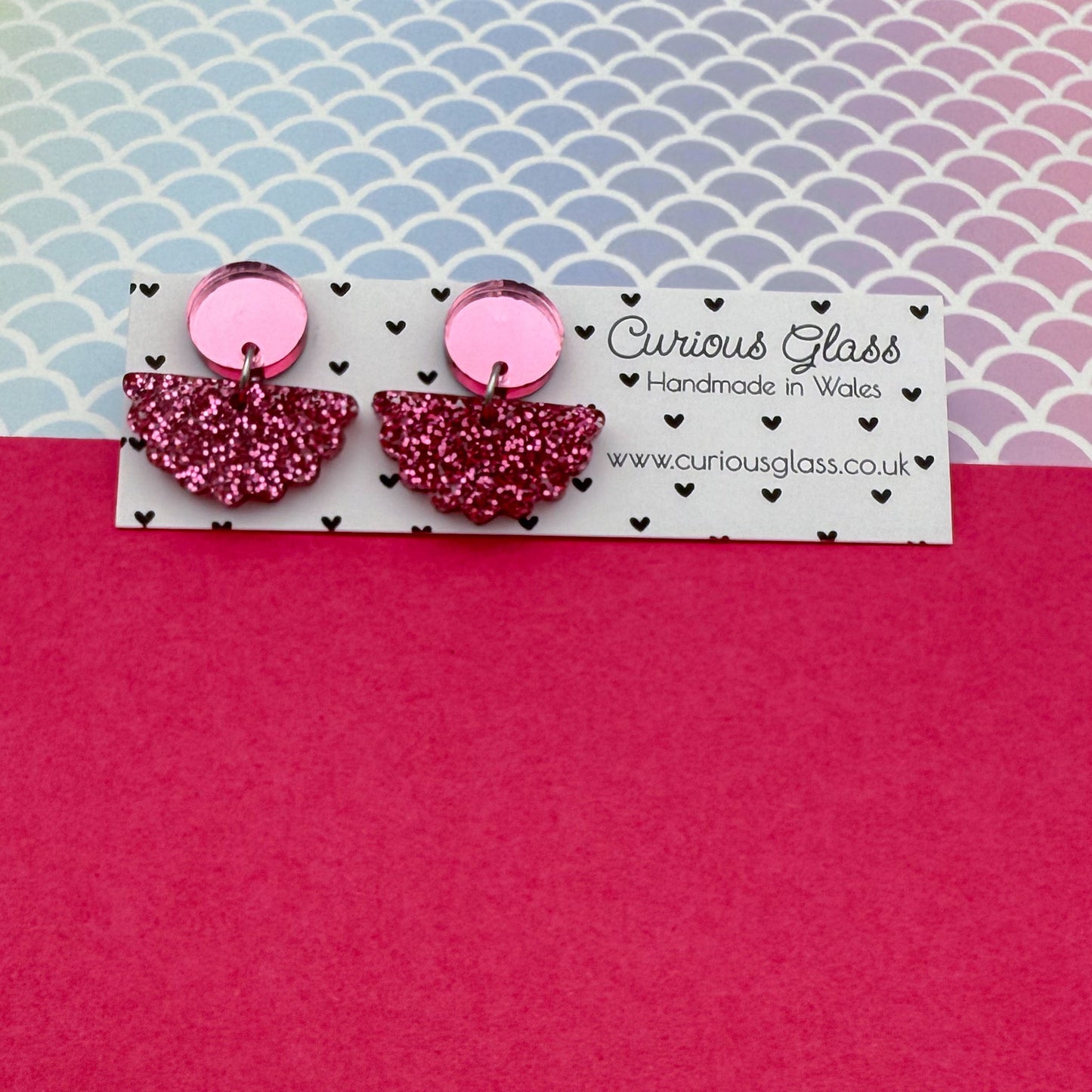 Scallop Acrylic Earrings