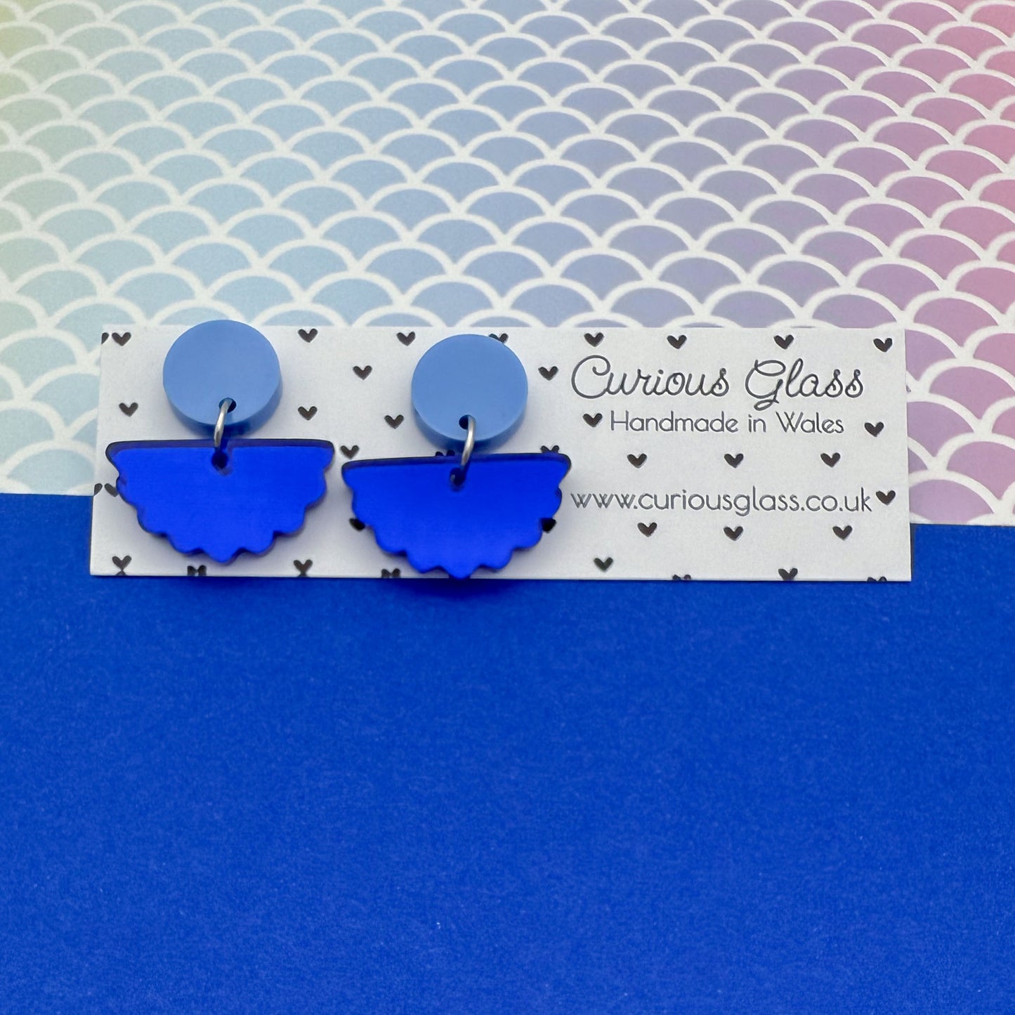 Scallop Acrylic Earrings