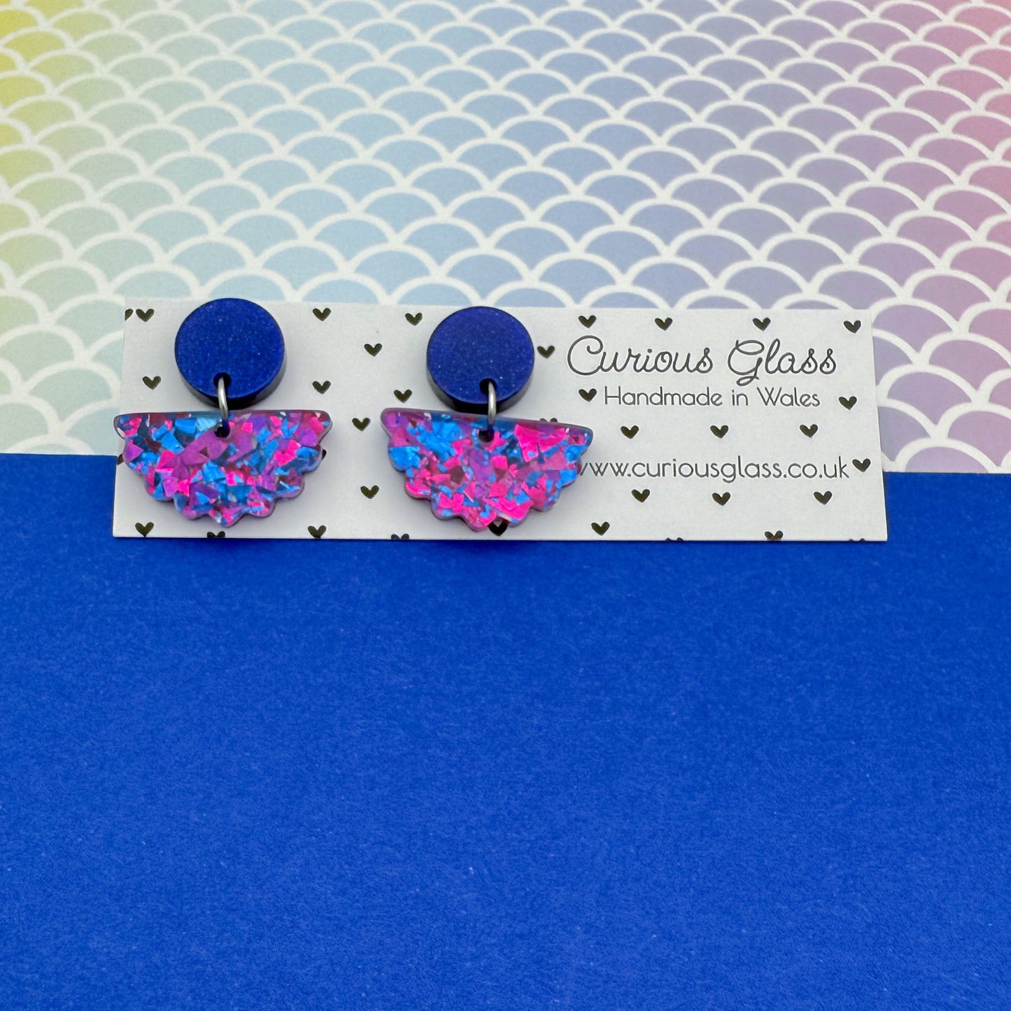 Scallop Acrylic Earrings
