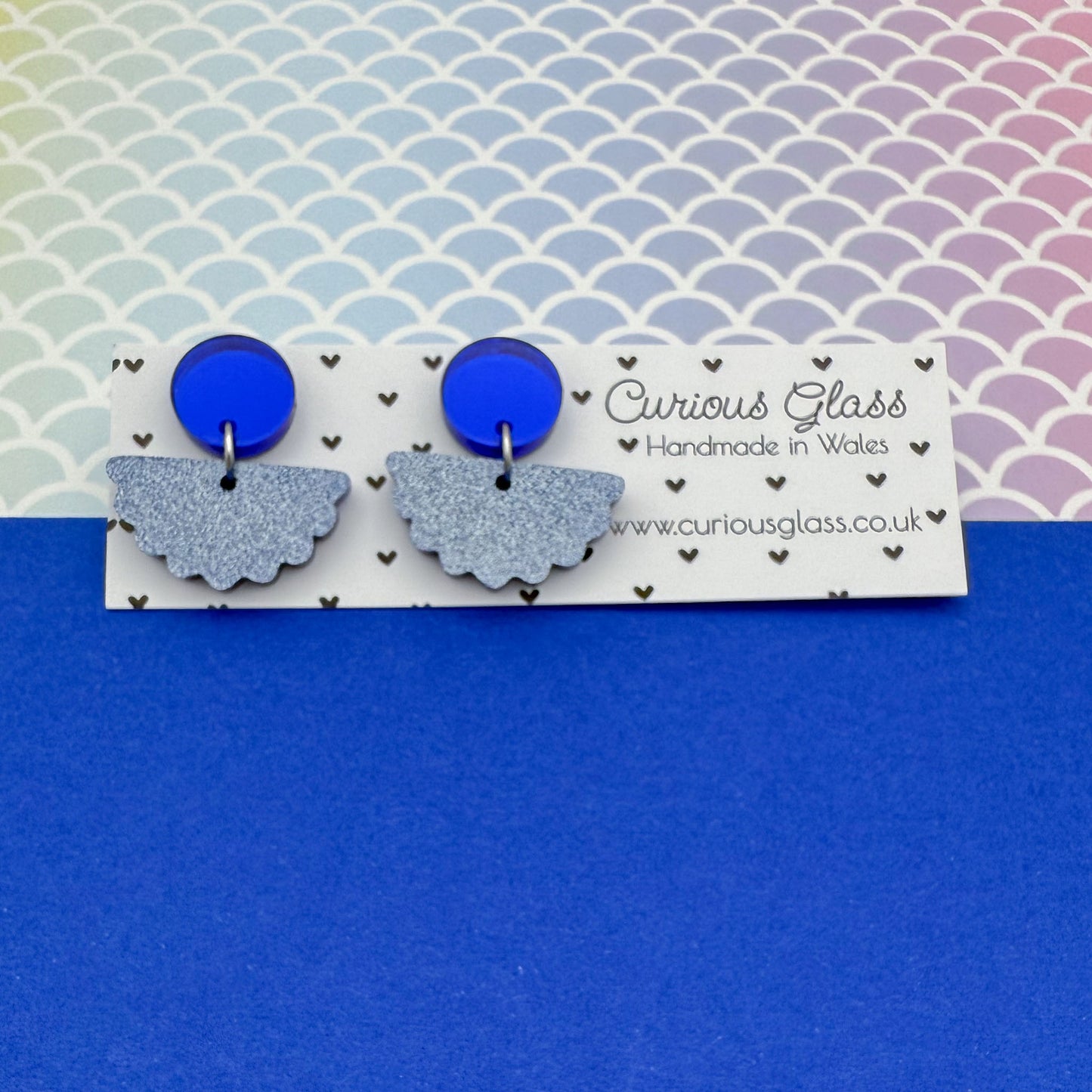 Scallop Acrylic Earrings