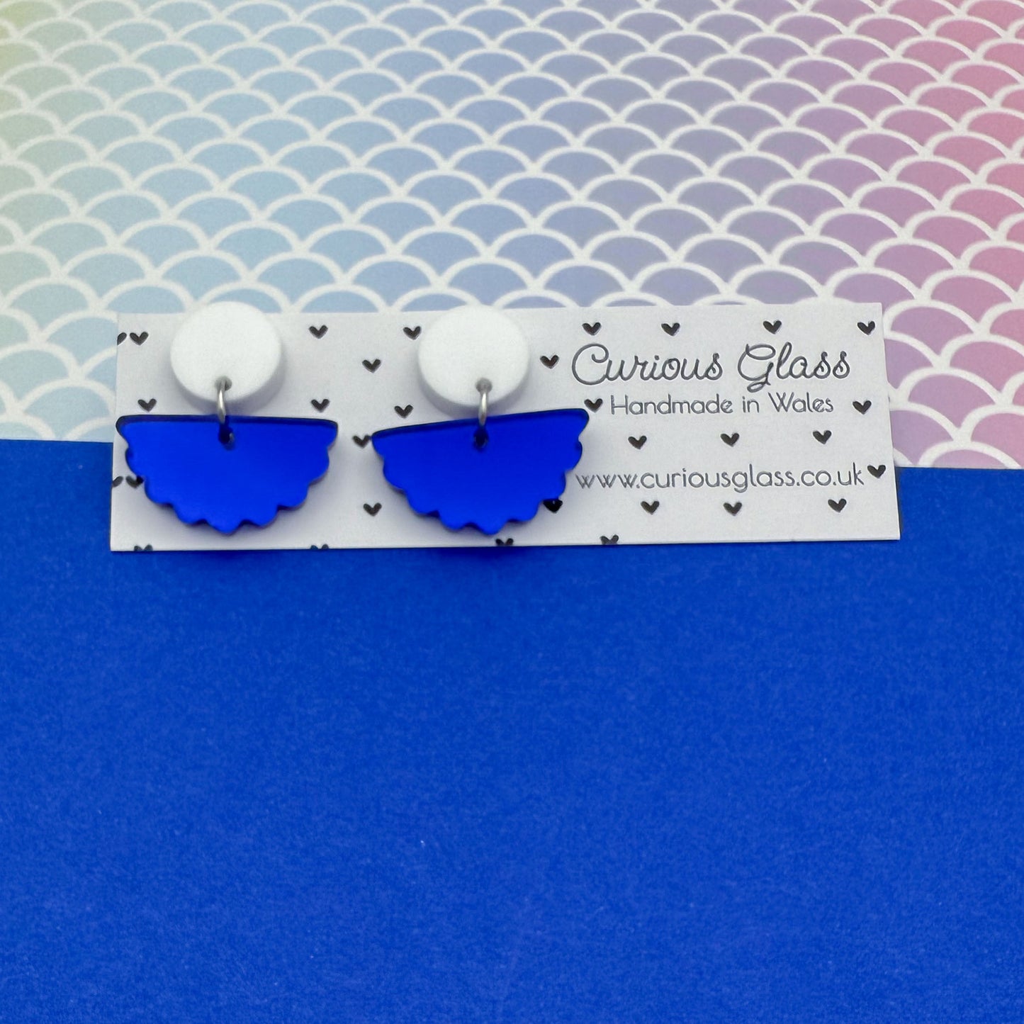 Scallop Acrylic Earrings