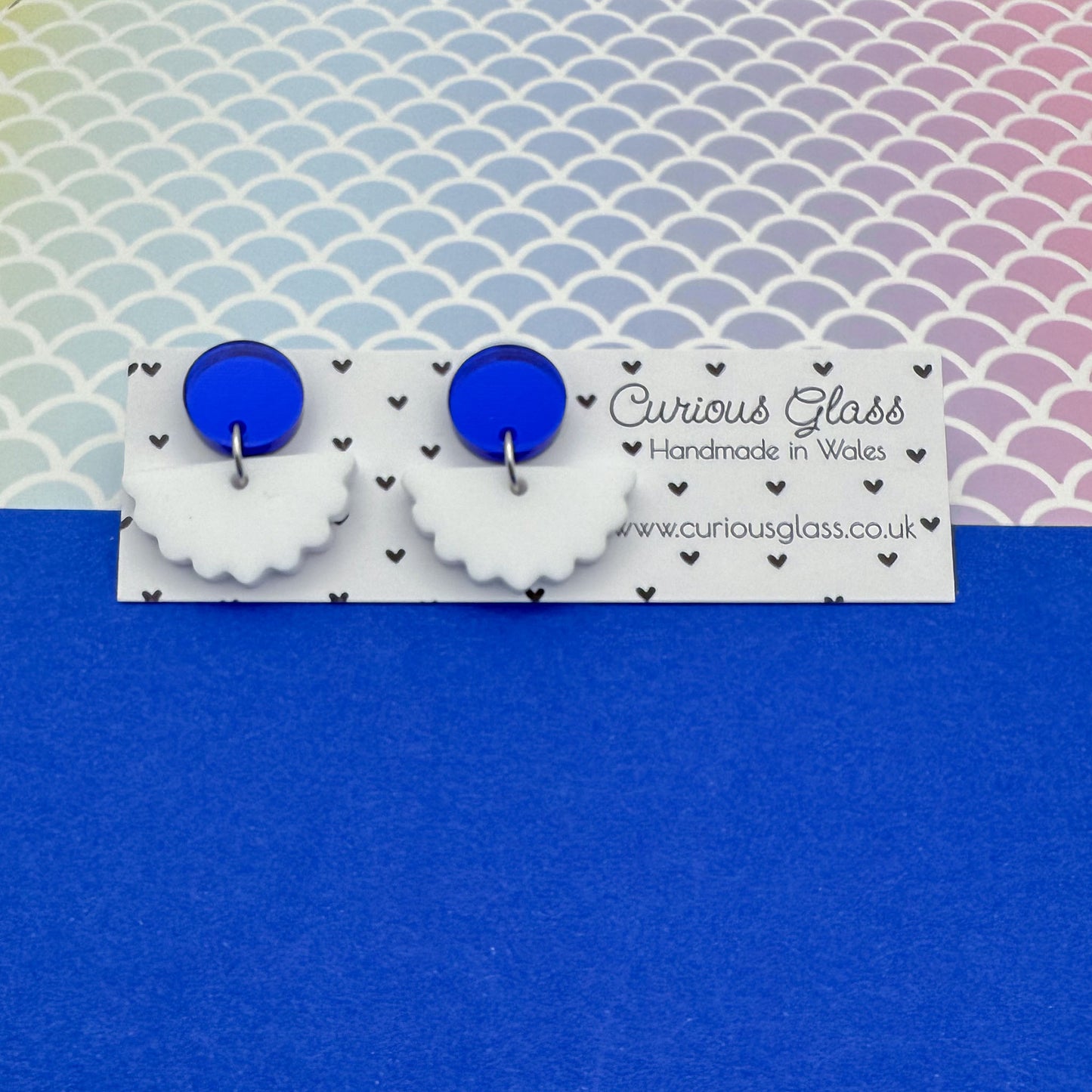 Scallop Acrylic Earrings