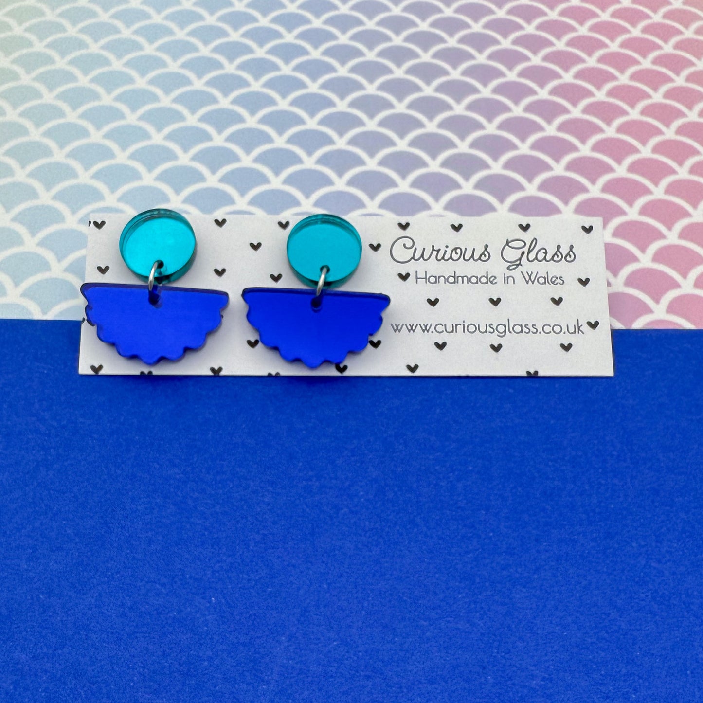 Scallop Acrylic Earrings