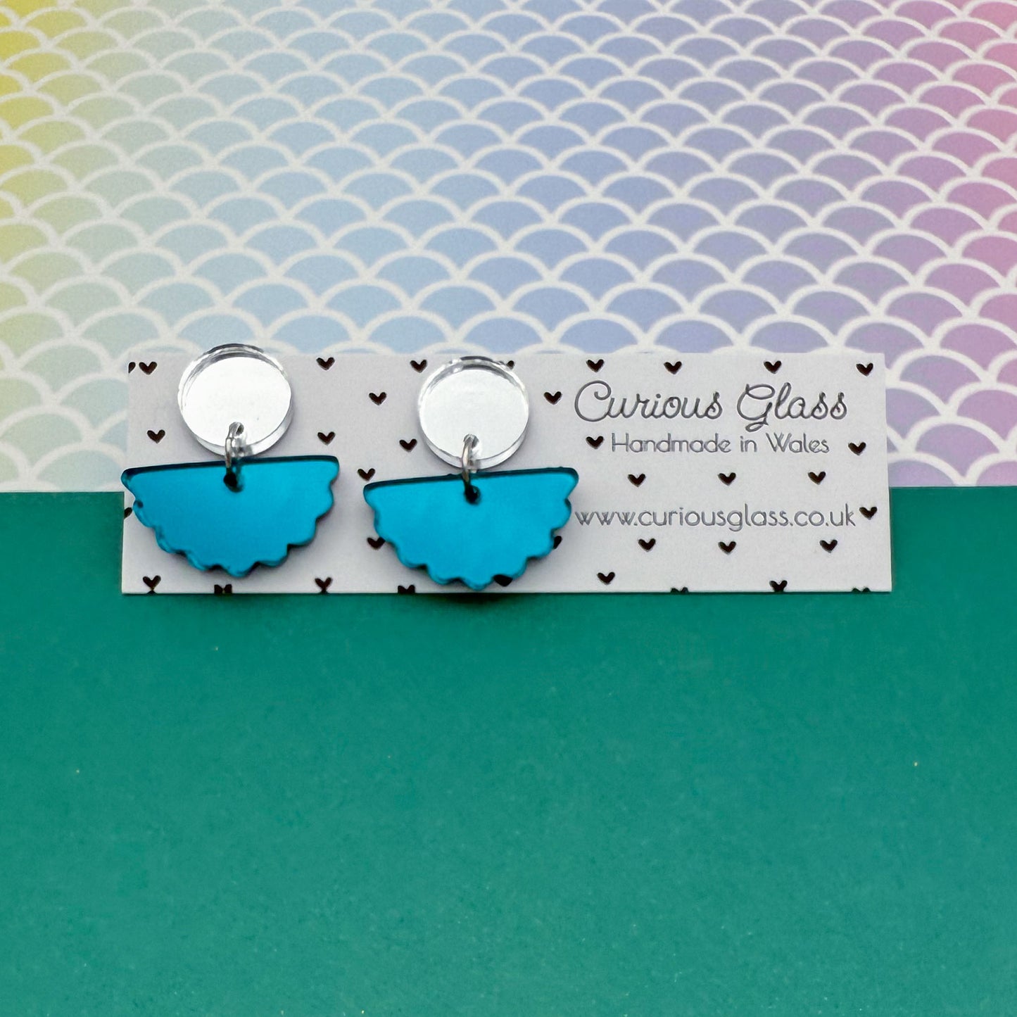 Scallop Acrylic Earrings