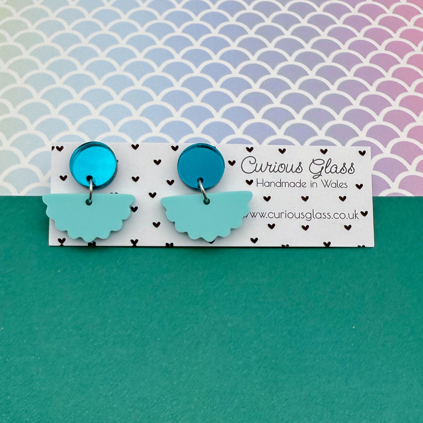 Scallop Acrylic Earrings