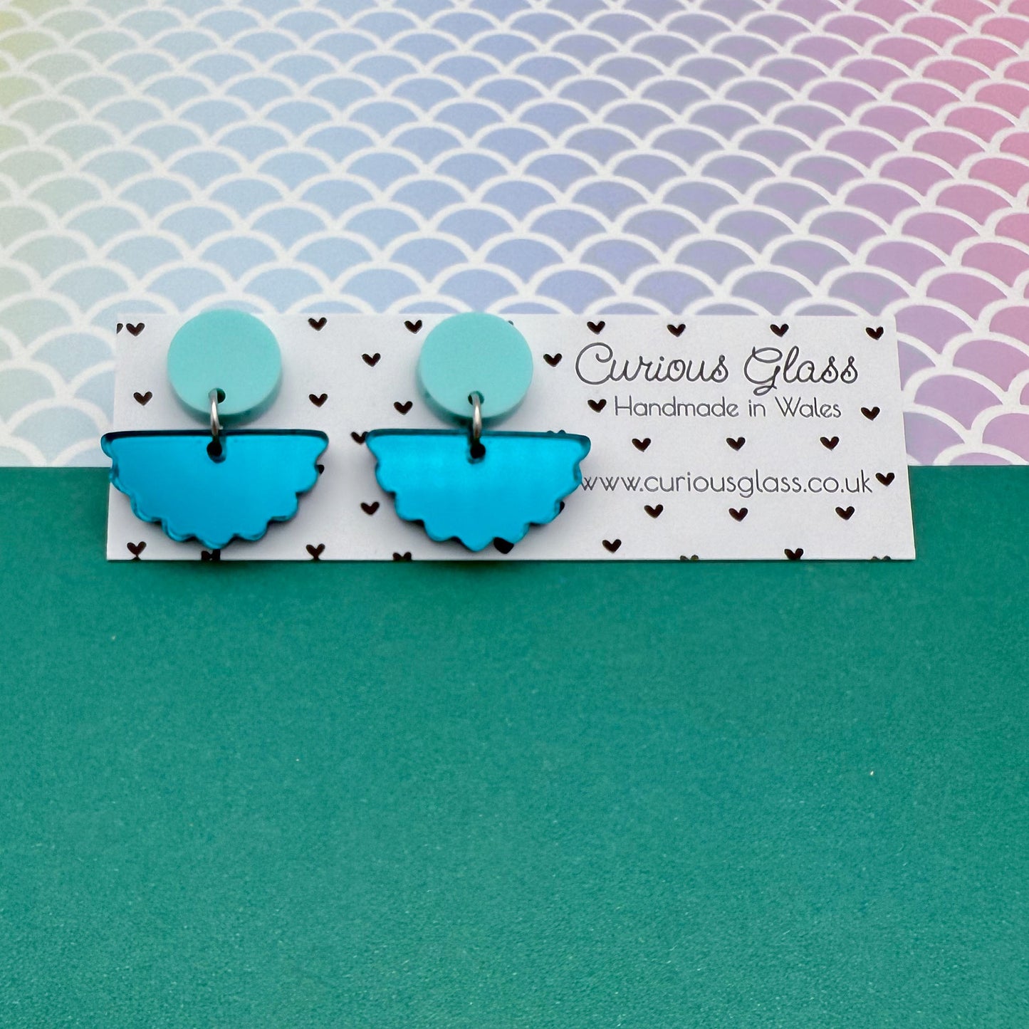 Scallop Acrylic Earrings