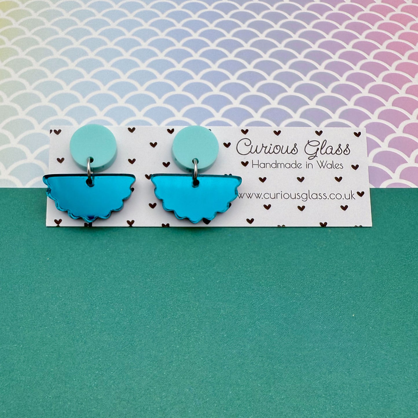 Scallop Acrylic Earrings