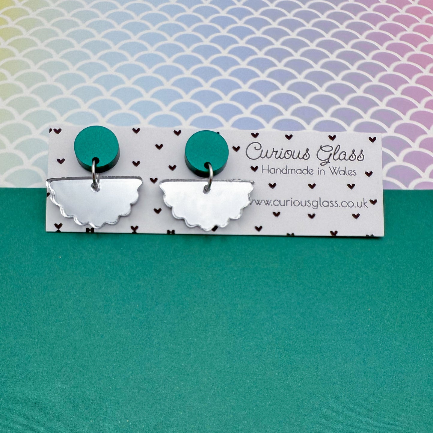 Scallop Acrylic Earrings