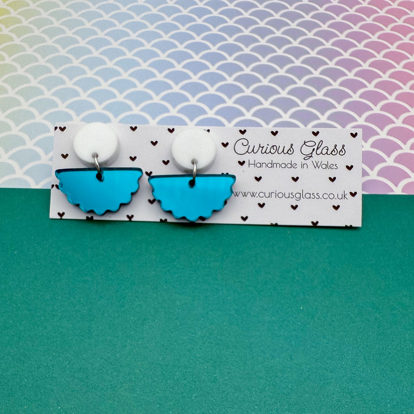 Scallop Acrylic Earrings