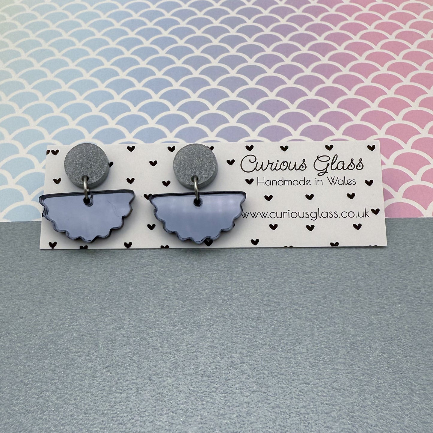 Scallop Acrylic Earrings