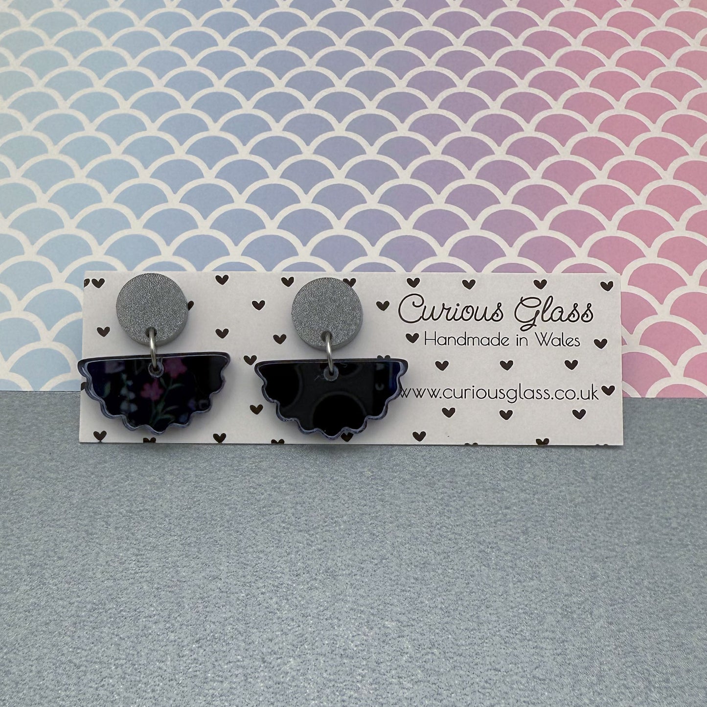 Scallop Acrylic Earrings