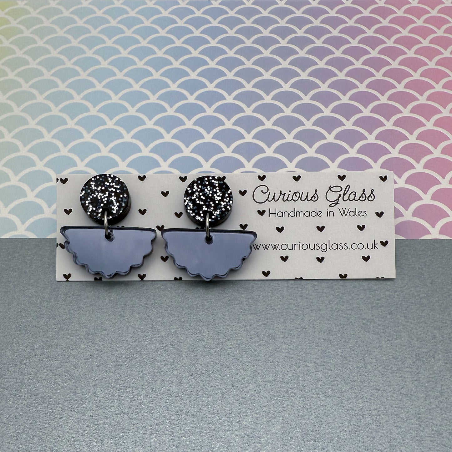 Scallop Acrylic Earrings