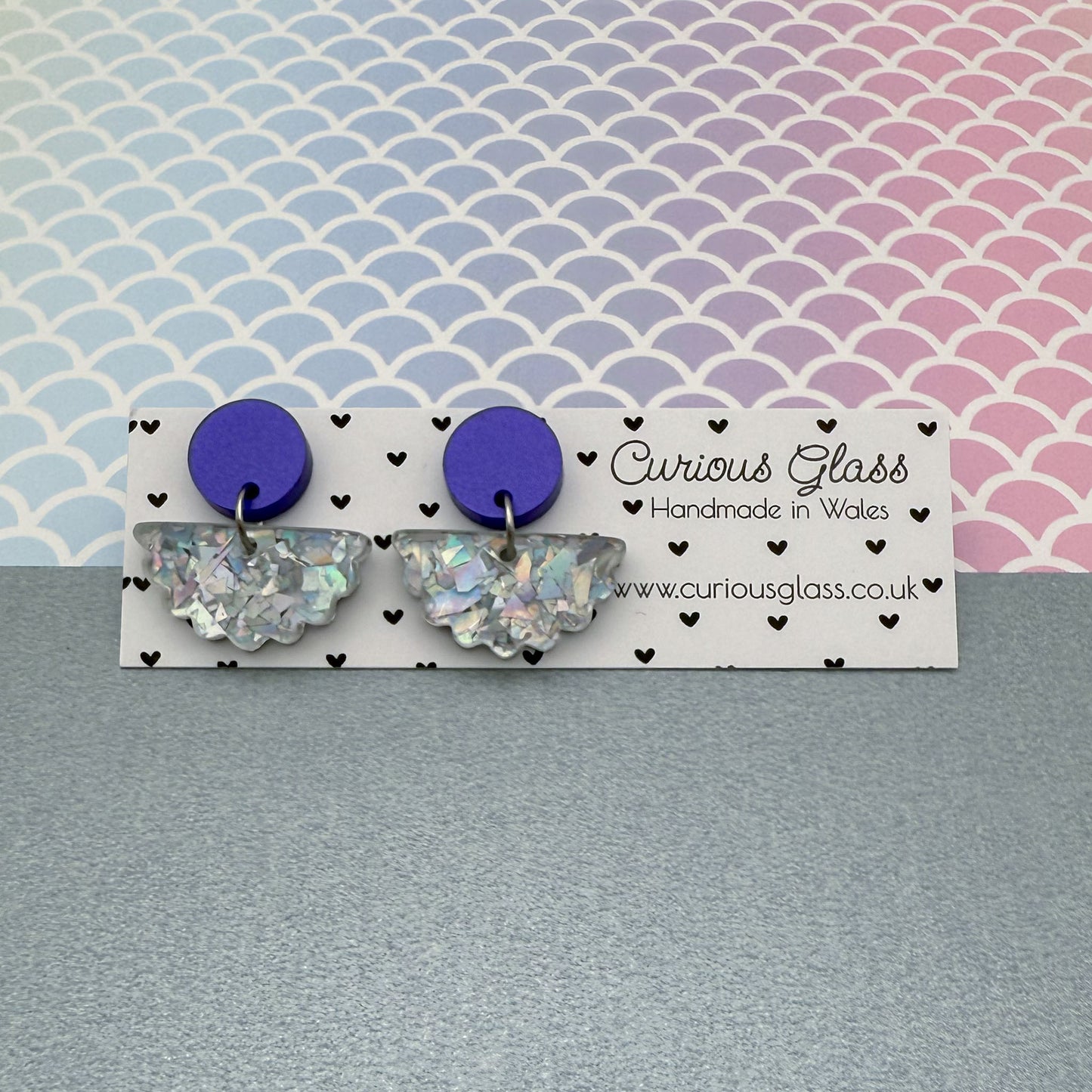 Scallop Acrylic Earrings