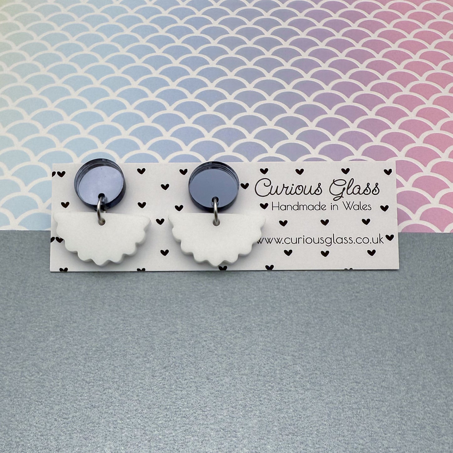 Scallop Acrylic Earrings