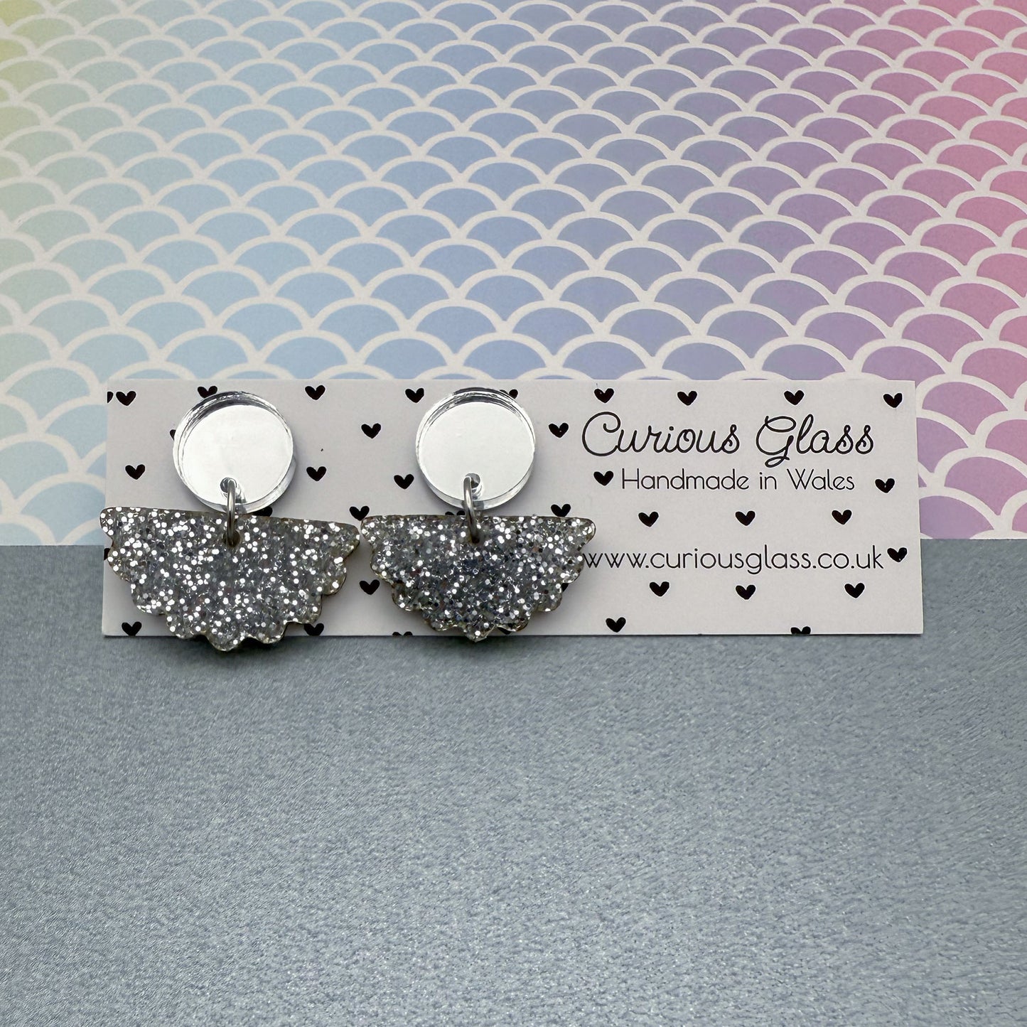 Scallop Acrylic Earrings
