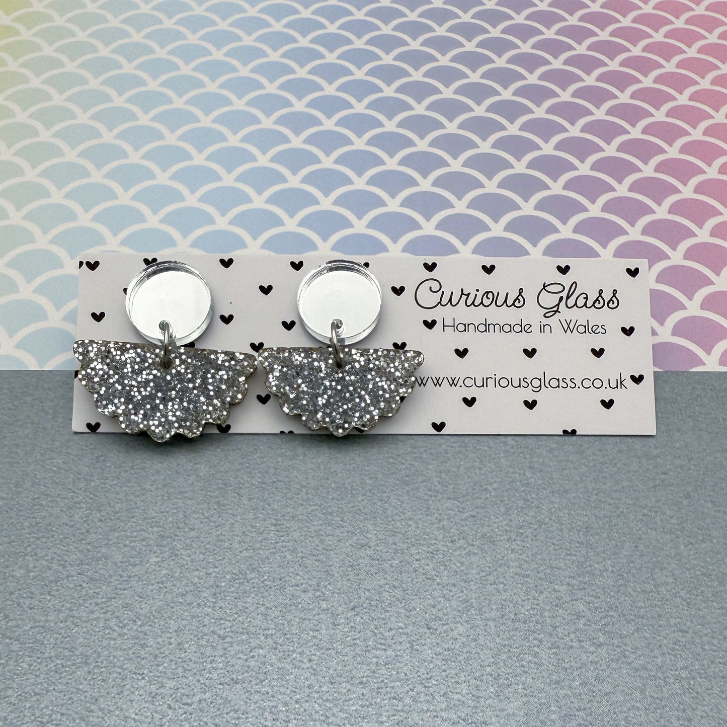 Scallop Acrylic Earrings