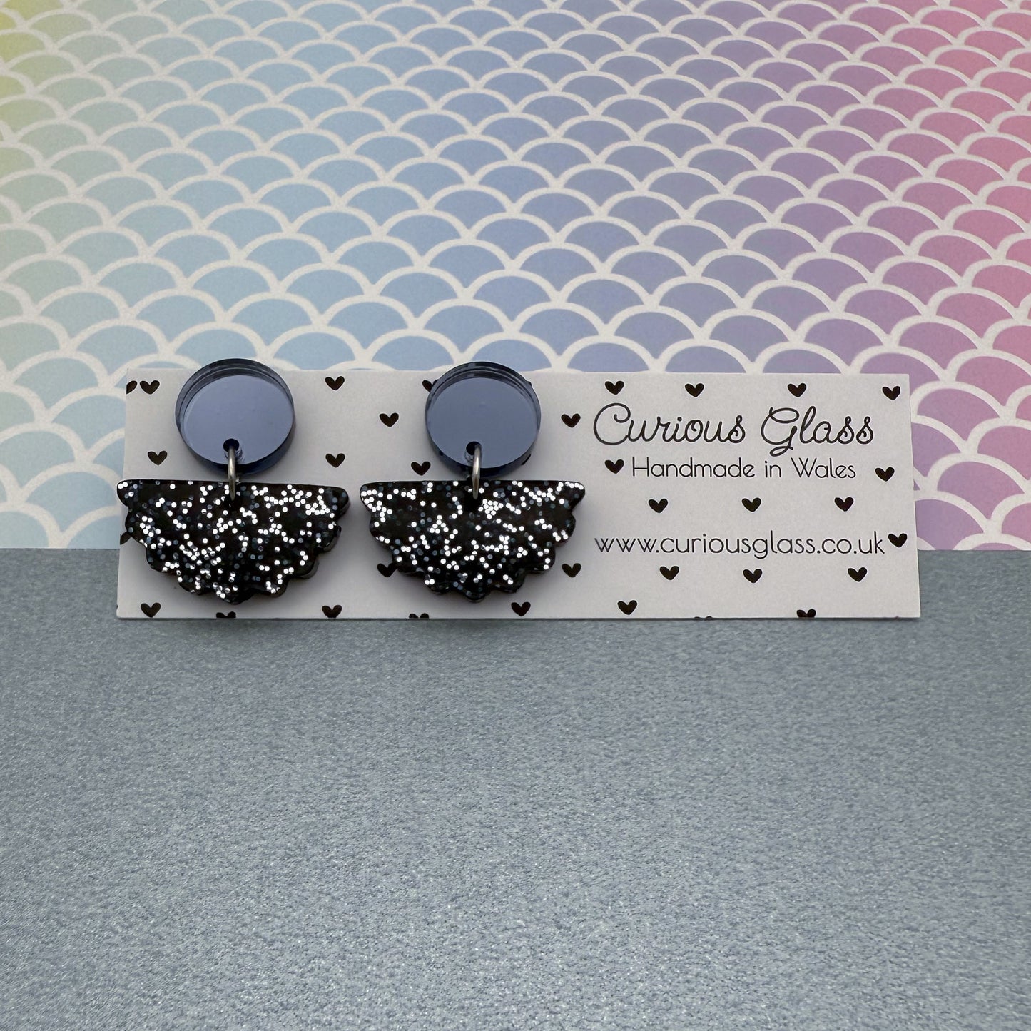 Scallop Acrylic Earrings