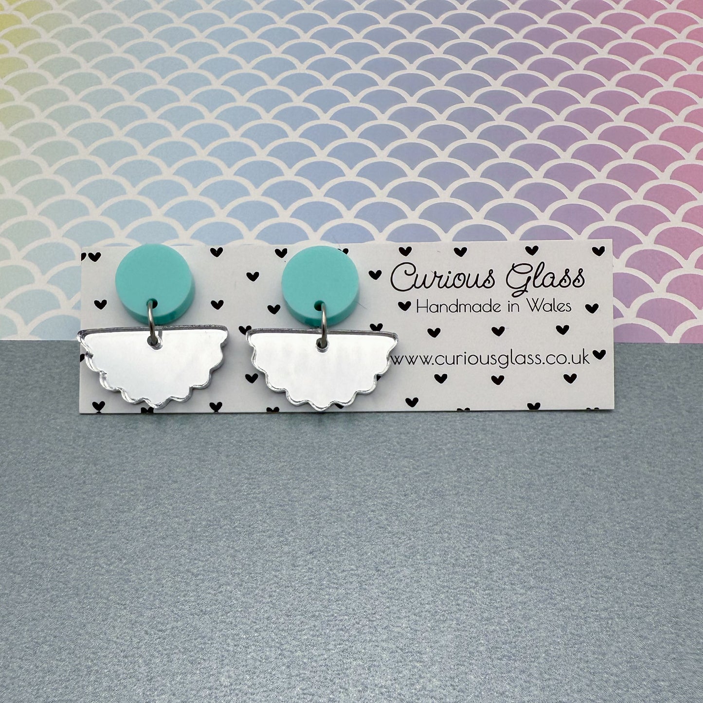 Scallop Acrylic Earrings