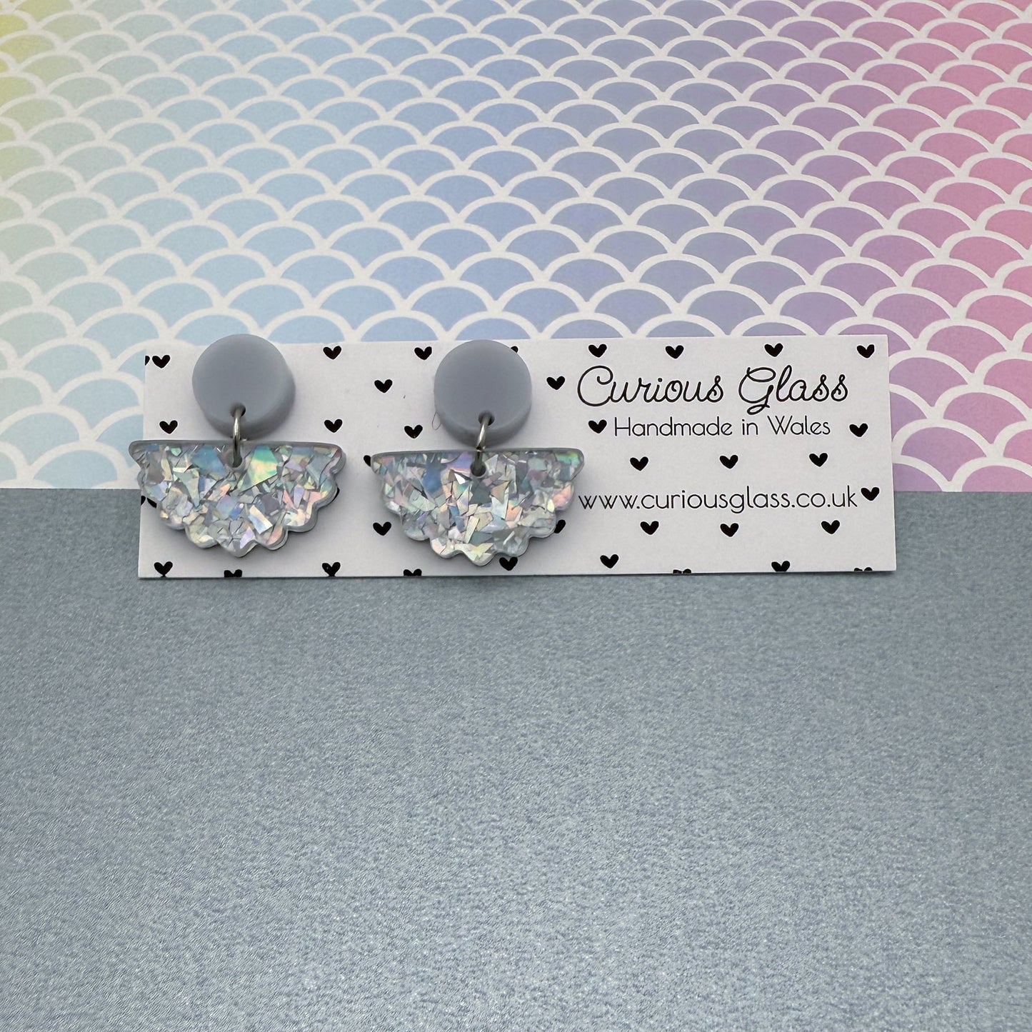 Scallop Acrylic Earrings