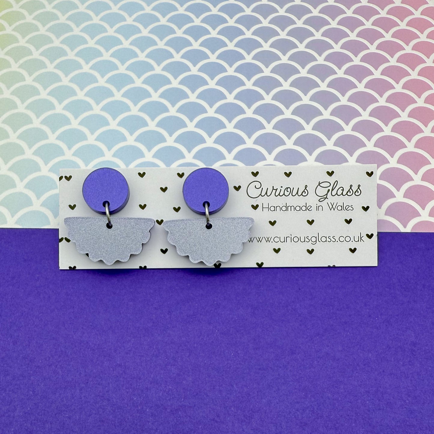 Scallop Acrylic Earrings