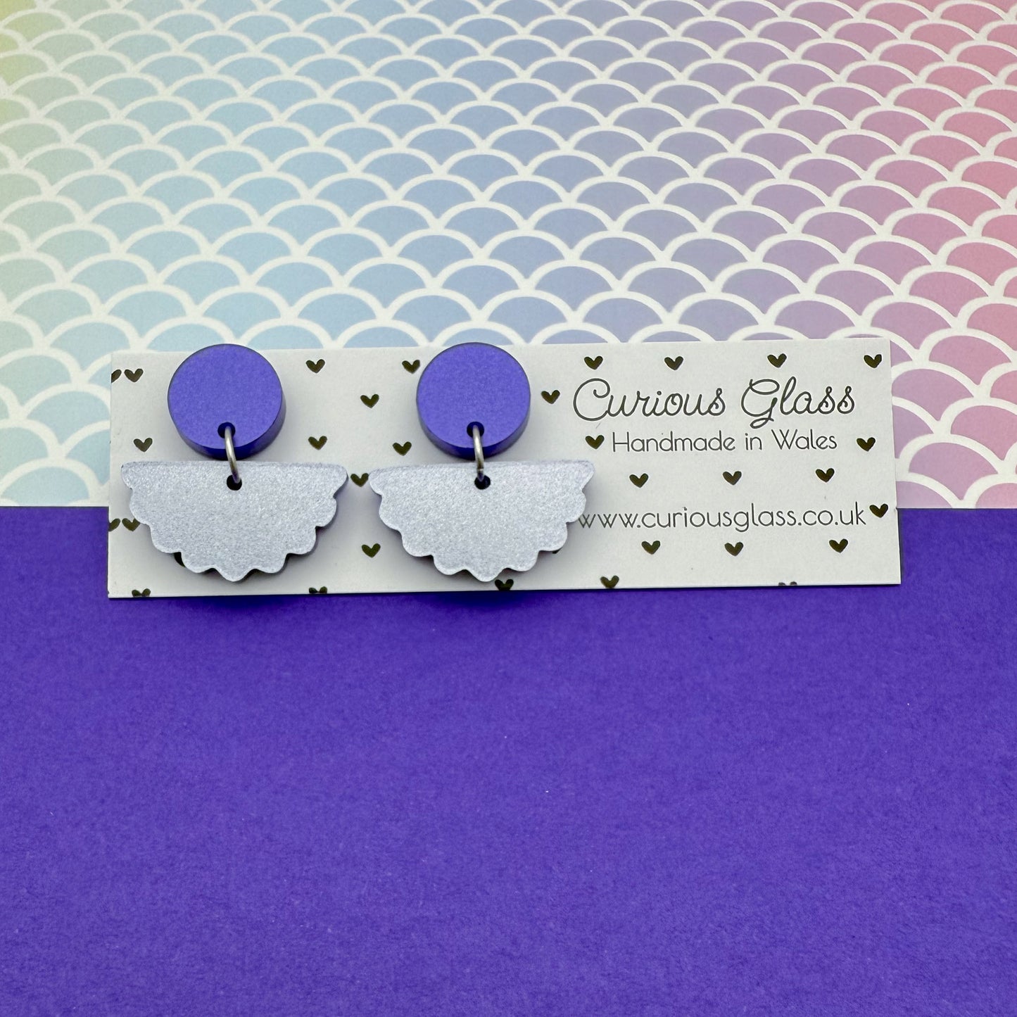 Scallop Acrylic Earrings