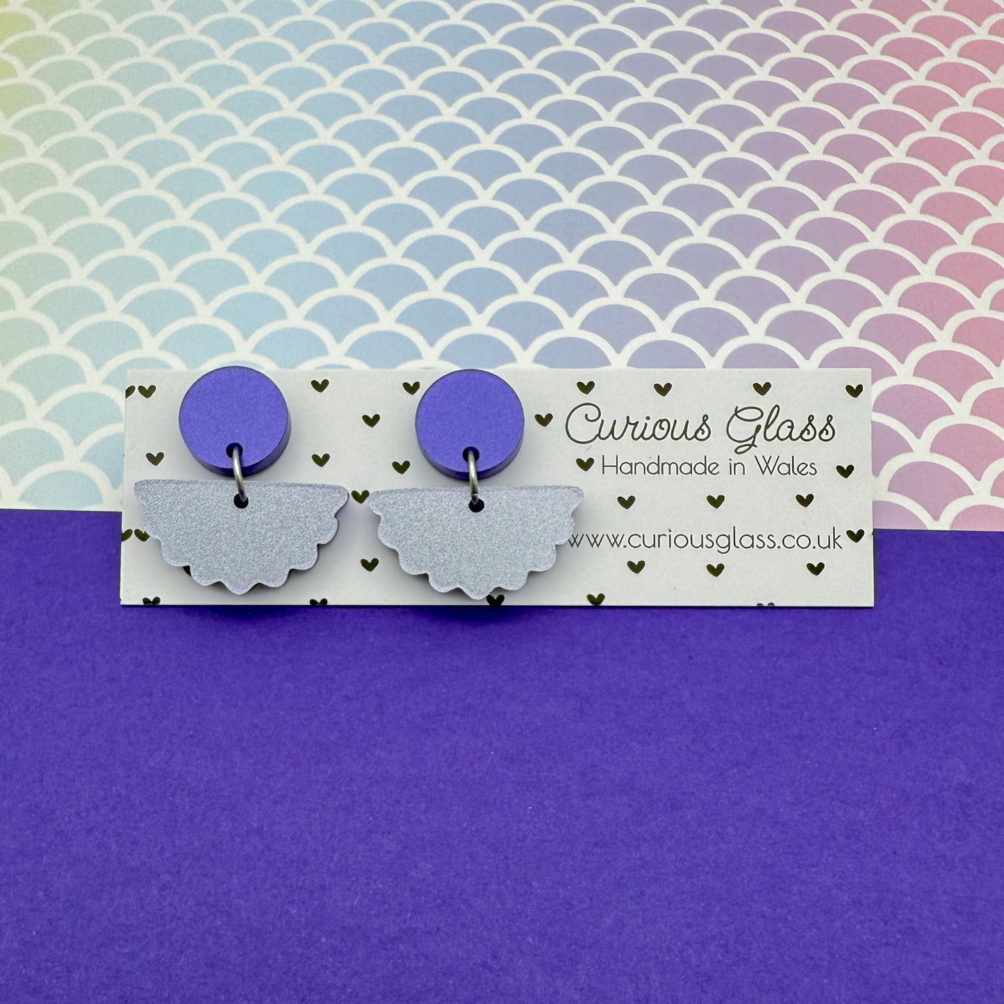 Scallop Acrylic Earrings