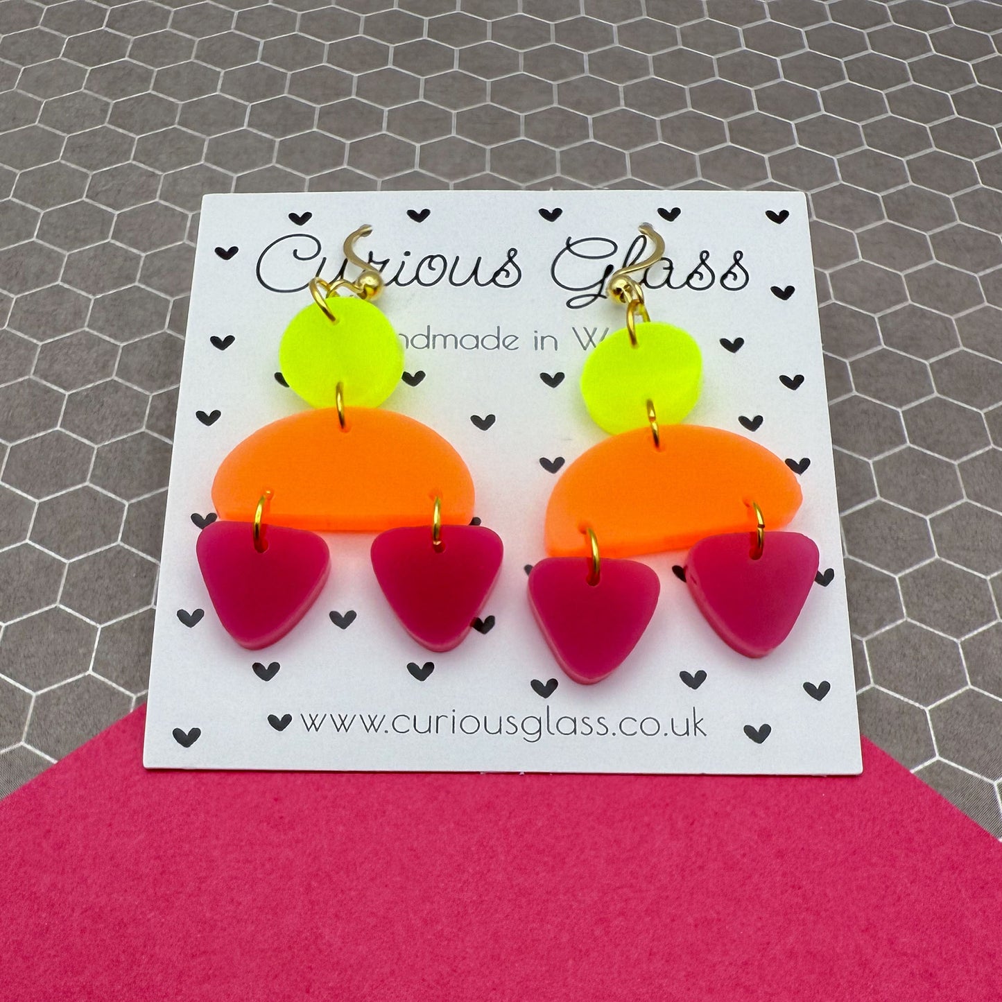 Fruity Loops Acrylic Earrings