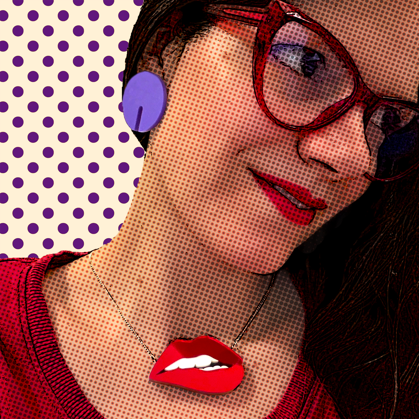 Oversized Acrylic Studs