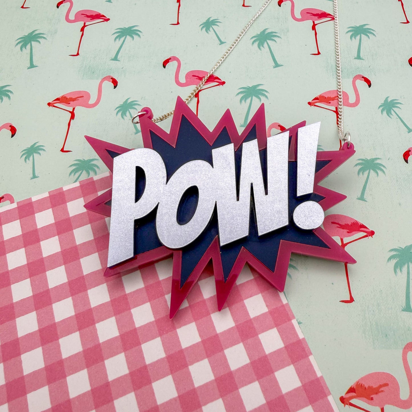 Retro Acrylic Necklace